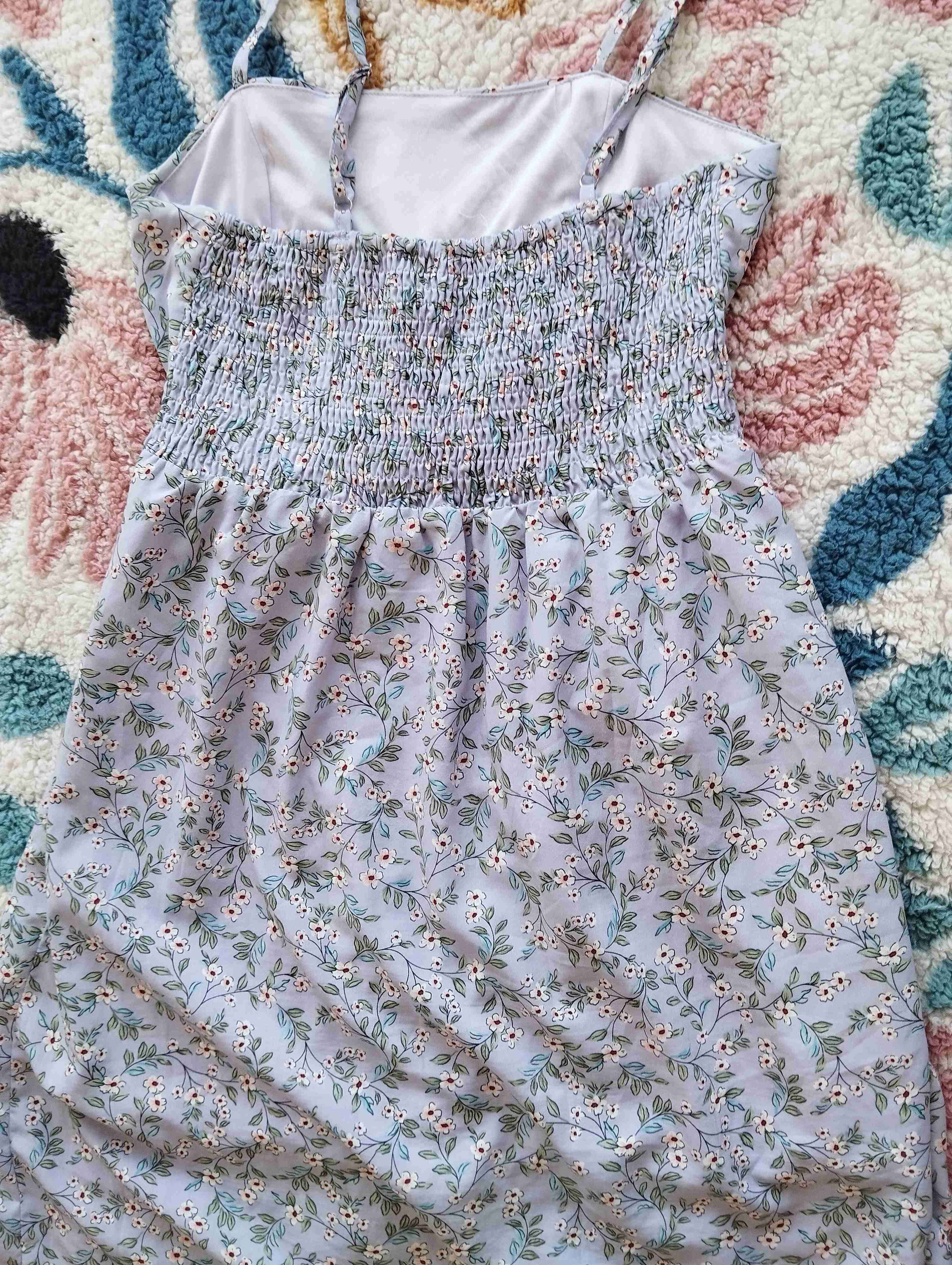 Vestido floral con lazo - miniatura 2