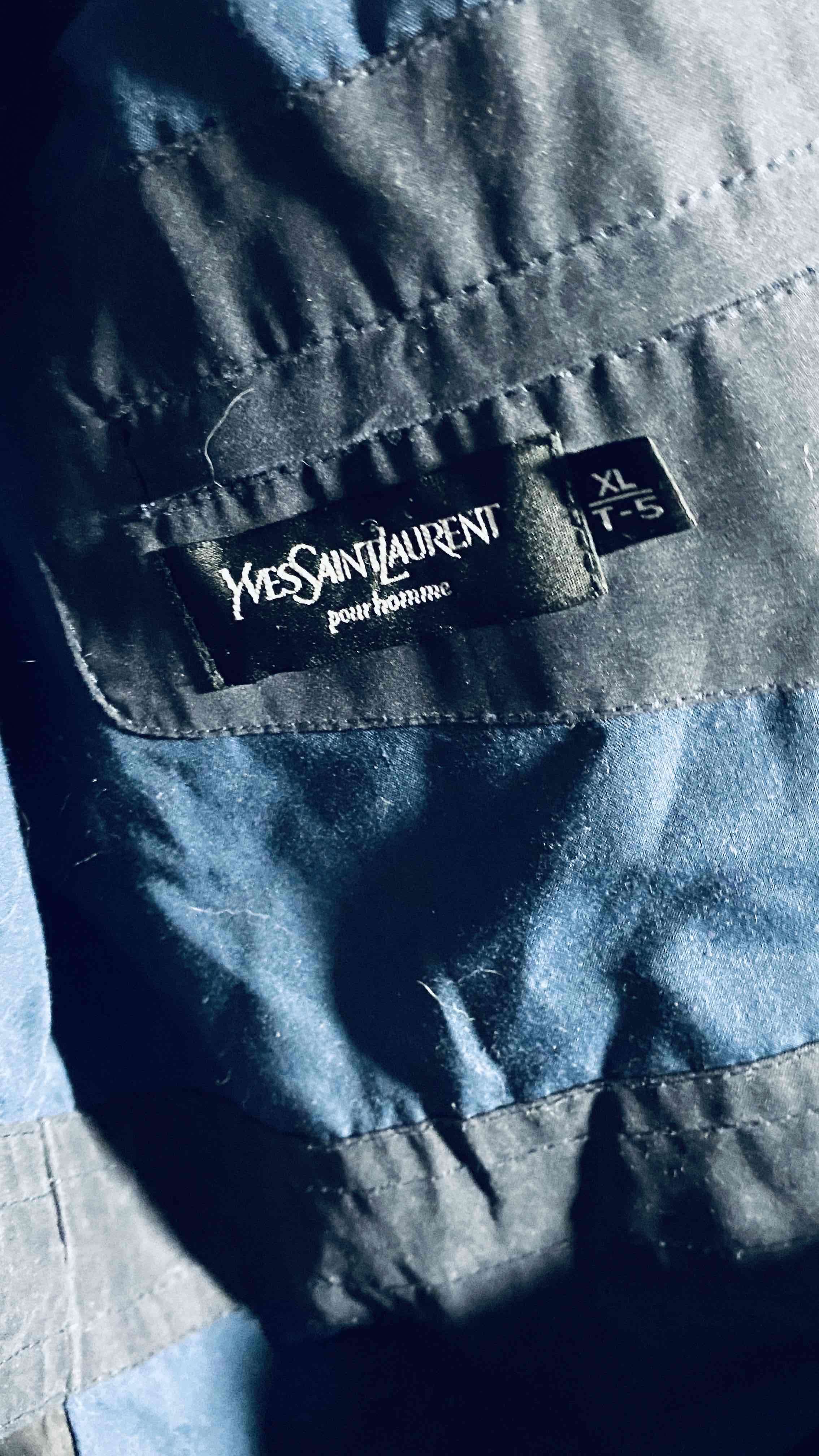 Chaqueta Yves Saint Laurent gris/azul - miniatura 3