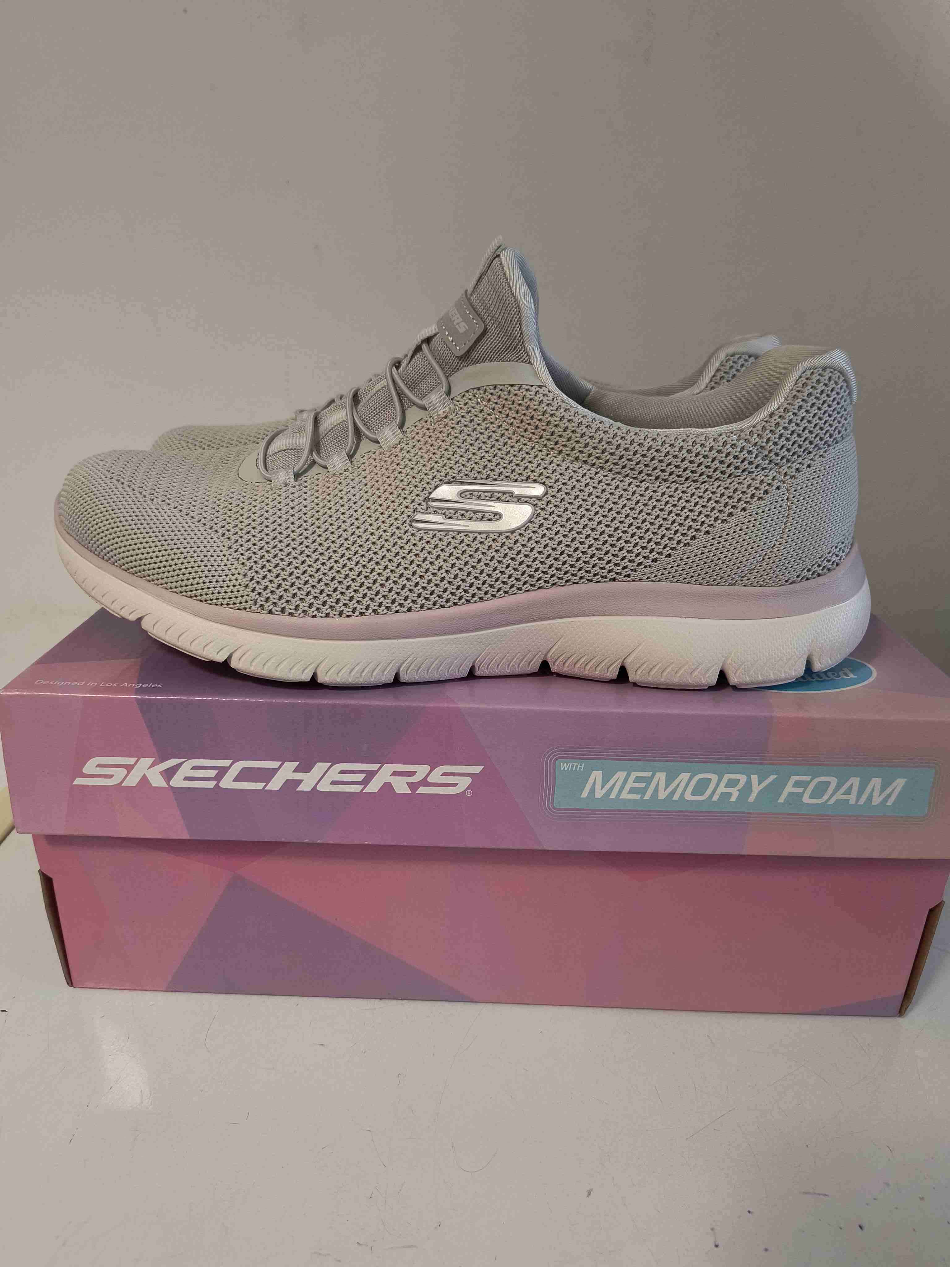 Zapatillas Skechers gris claro - miniatura 1