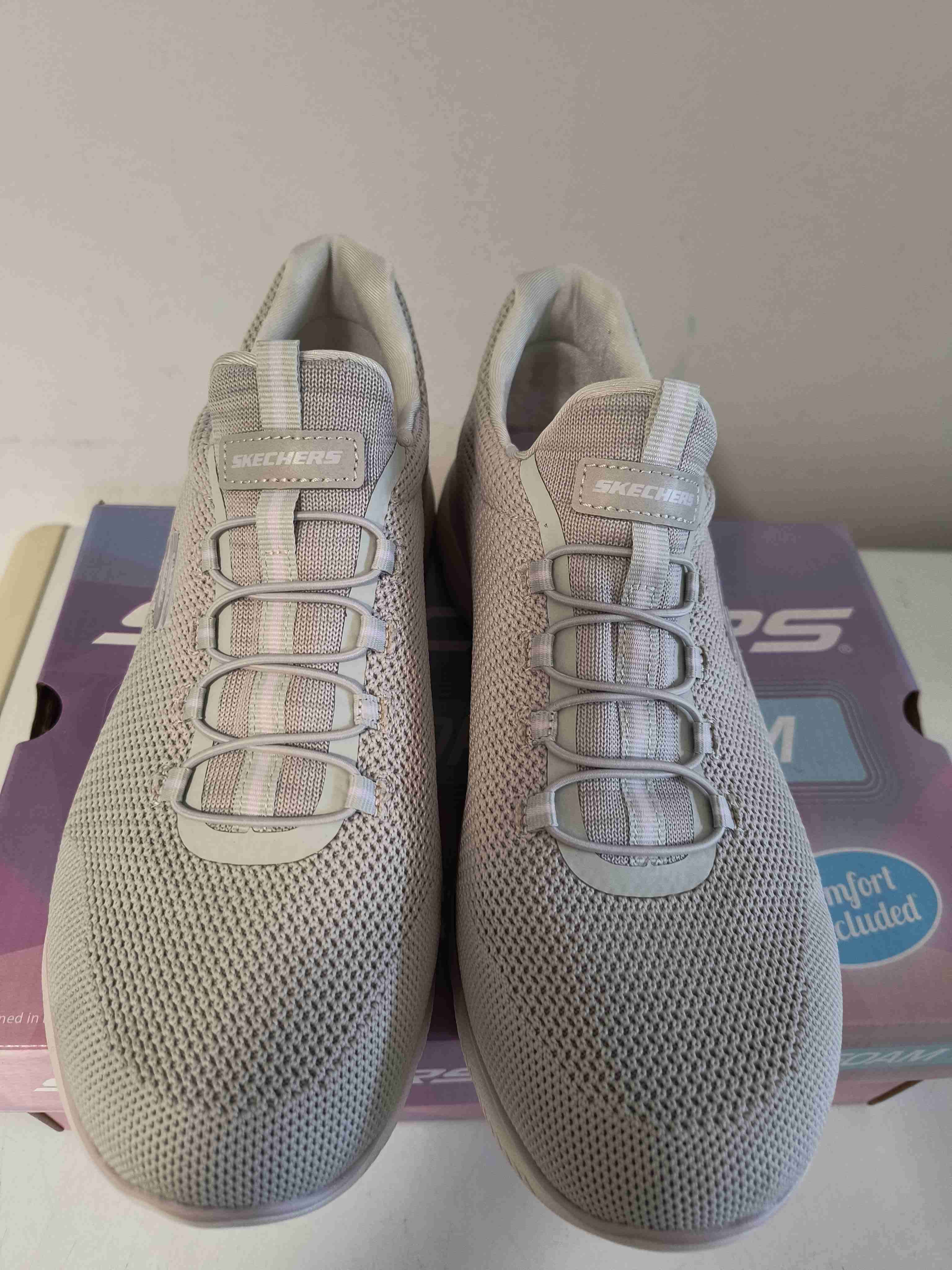 Zapatillas Skechers gris claro - miniatura 4