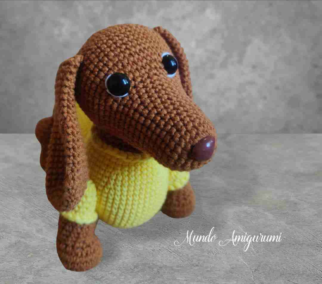 Amigurumi perro tejido a mano - 1