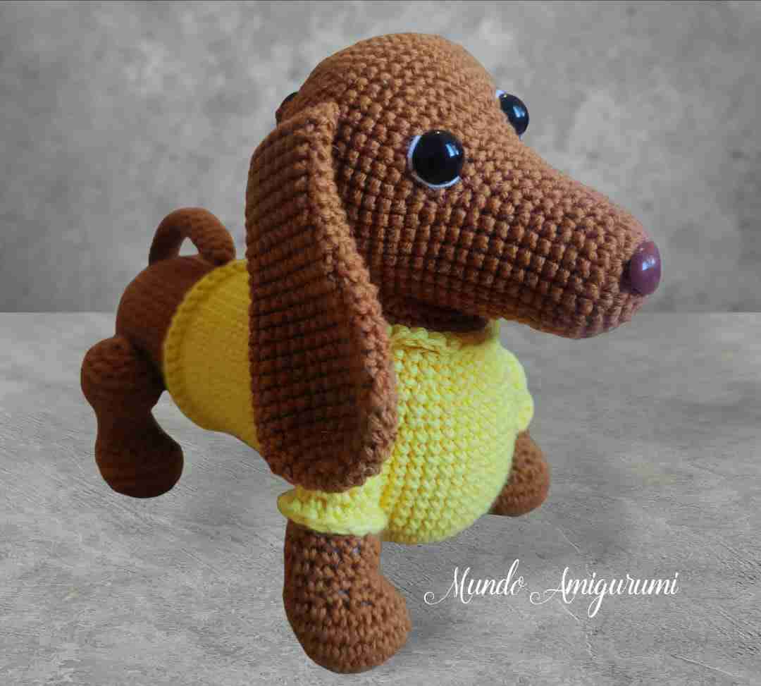 Amigurumi perro tejido a mano - 3