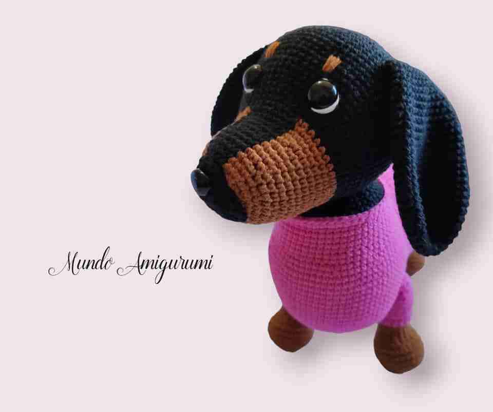 Amigurumi perro tejido a mano - 4