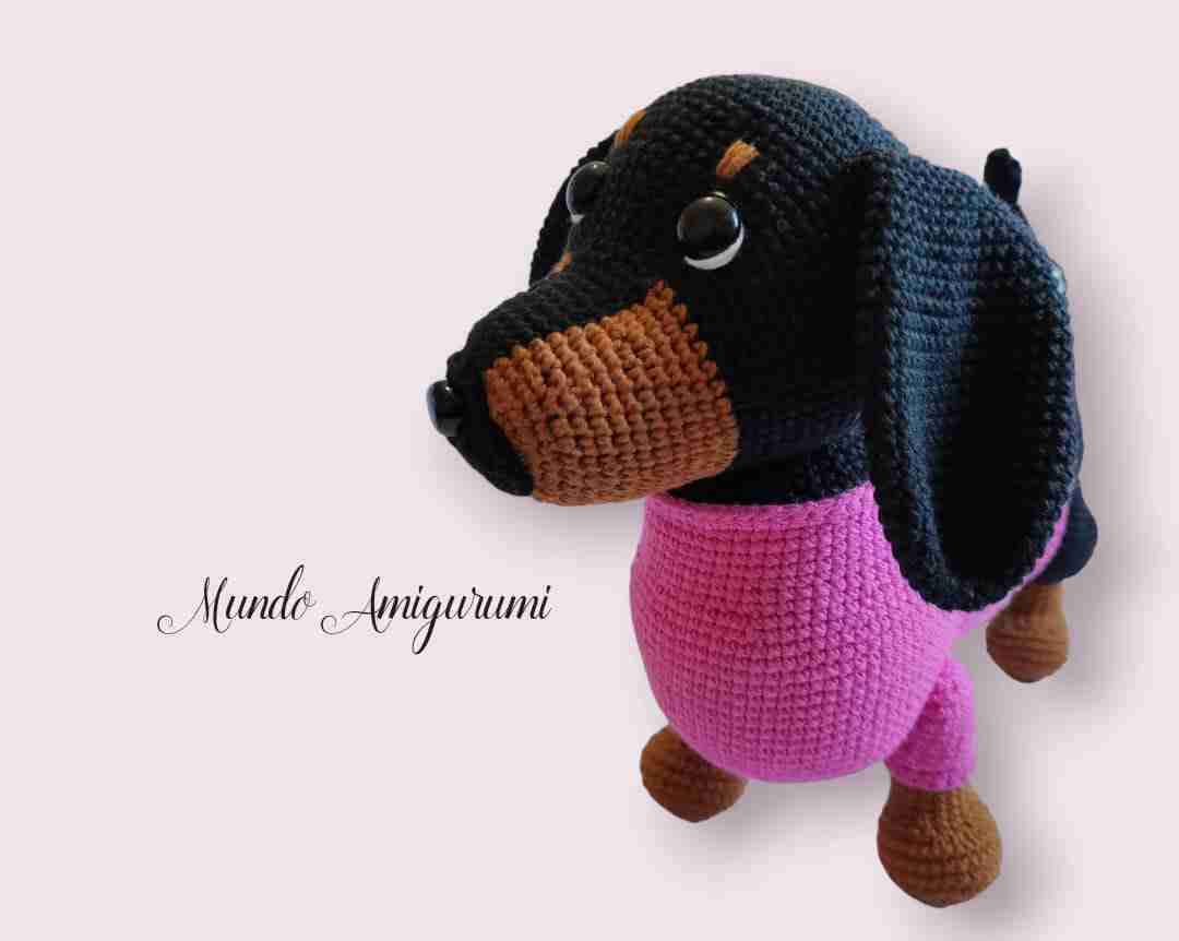 Amigurumi perro tejido a mano - 5