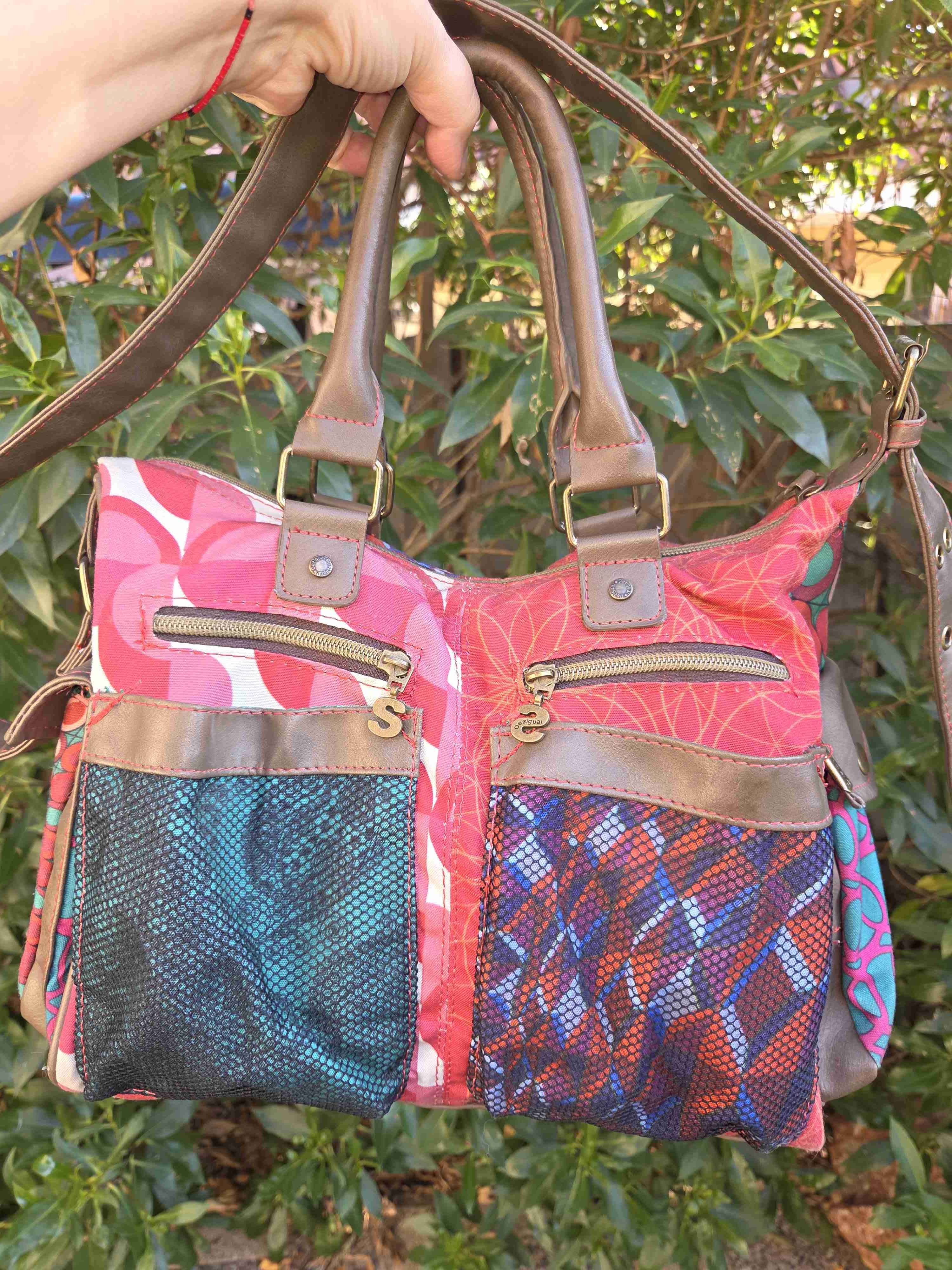 Bolso estampado Desigual colorido - miniatura 2