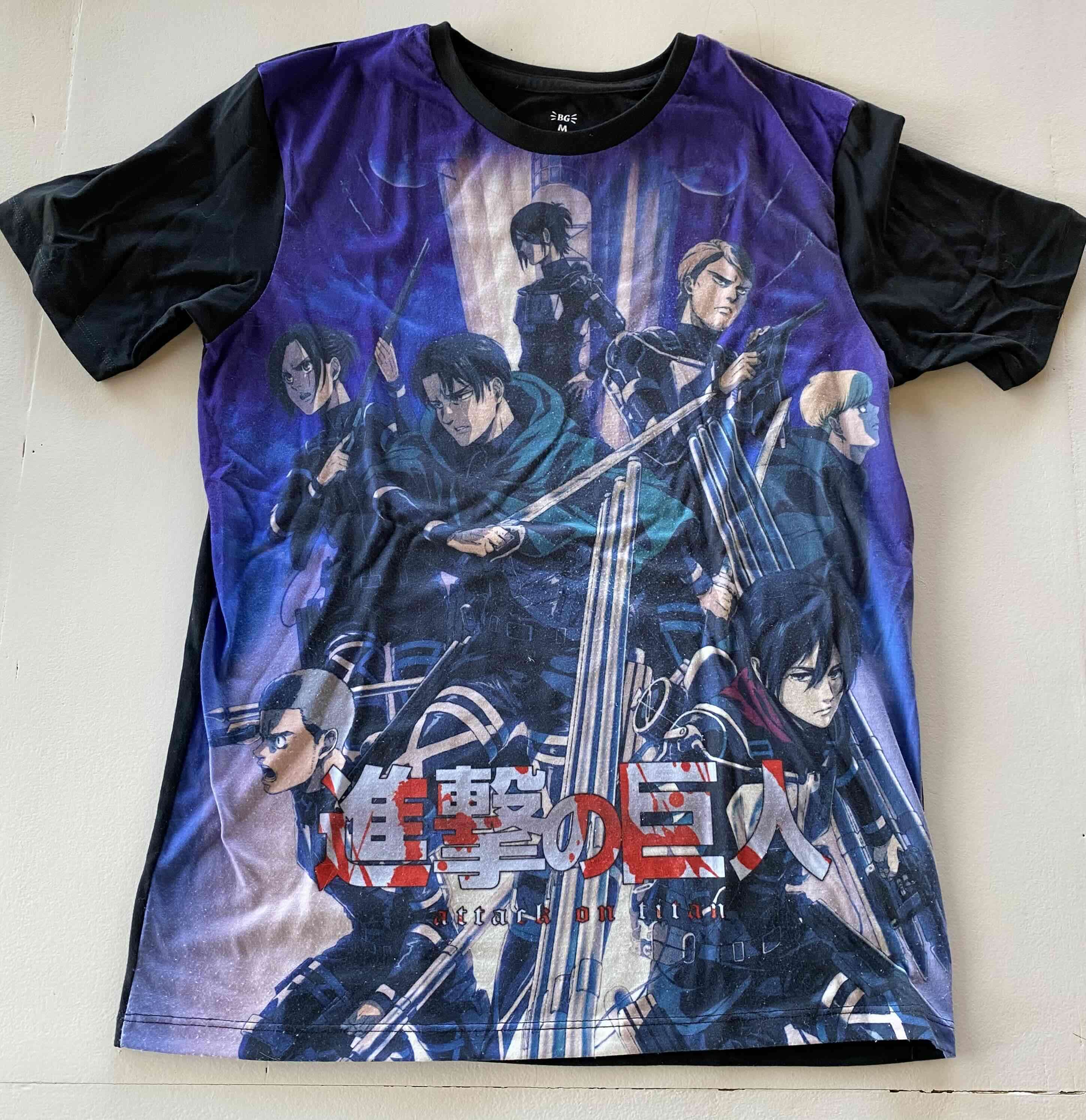 Polera anime Attack on Titan TM