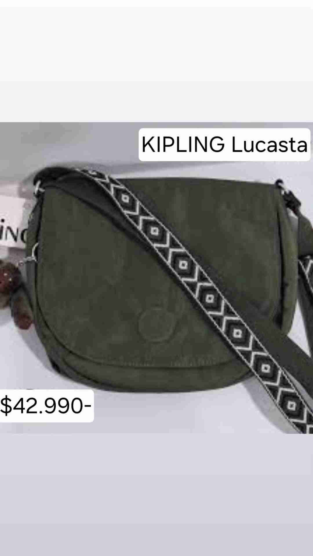 Bandolera Kipling verde - miniatura 2