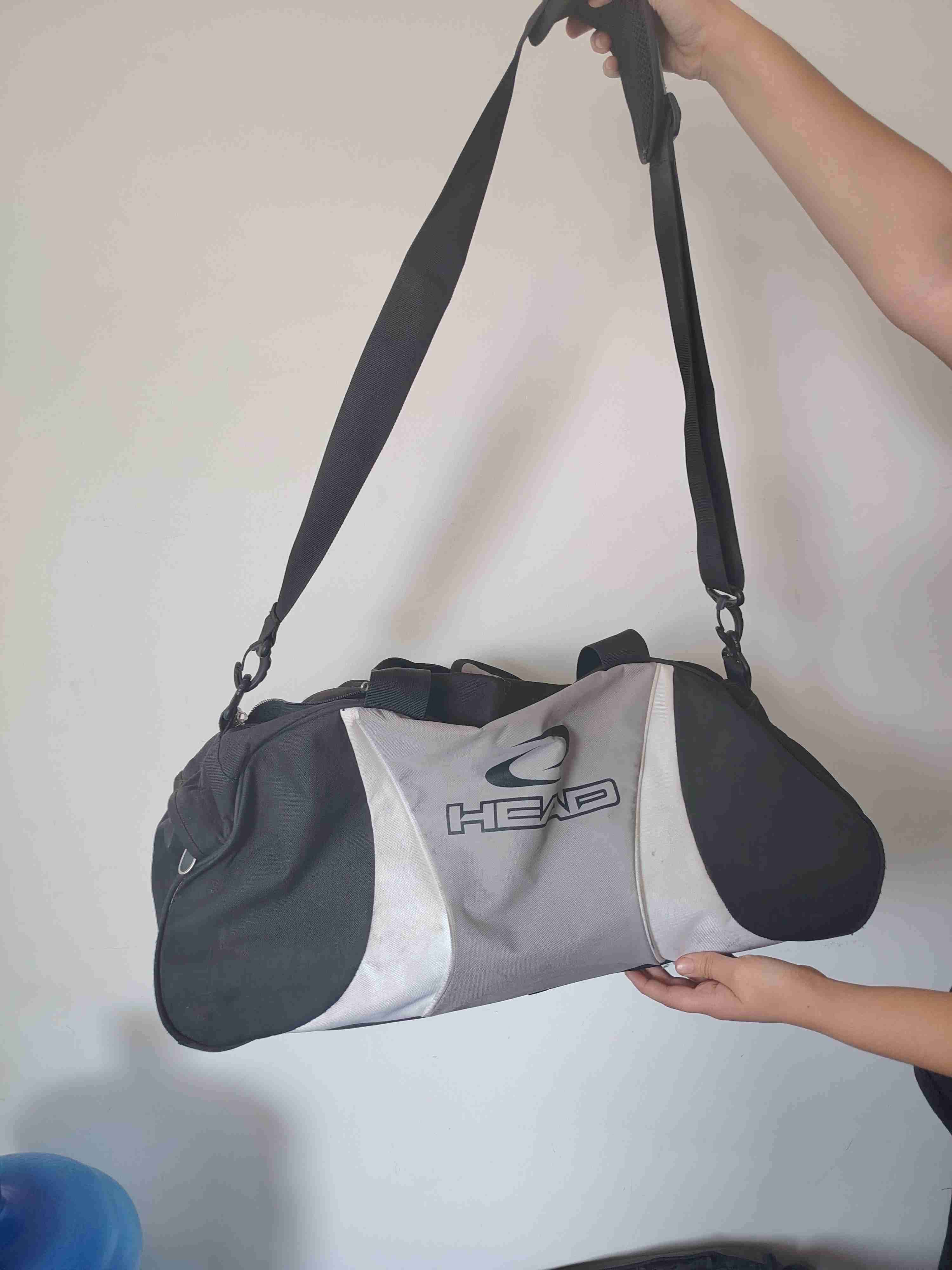 Bolso deportivo HEAD negro y gris - miniatura 1