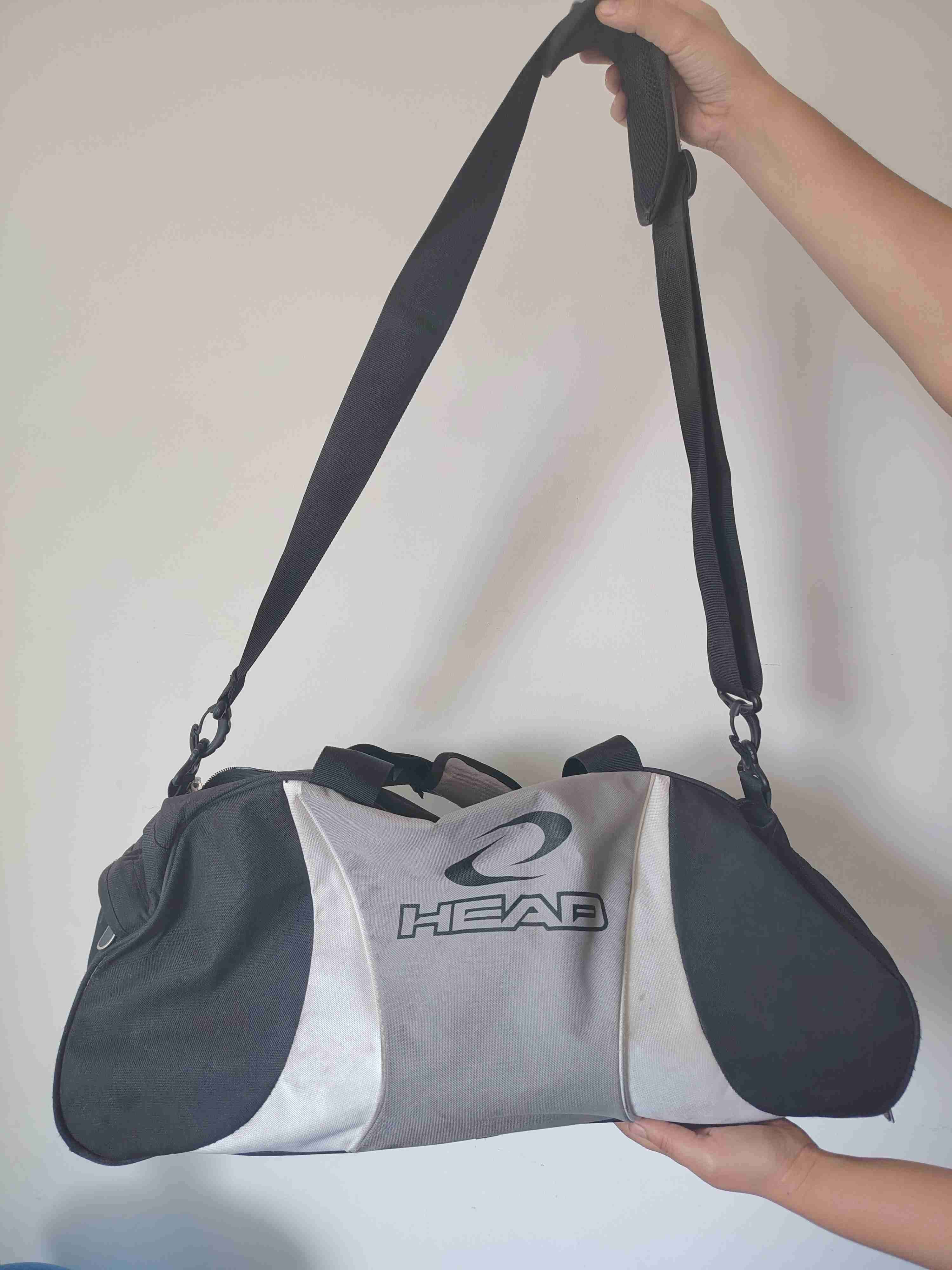 Bolso deportivo HEAD negro y gris - miniatura 3