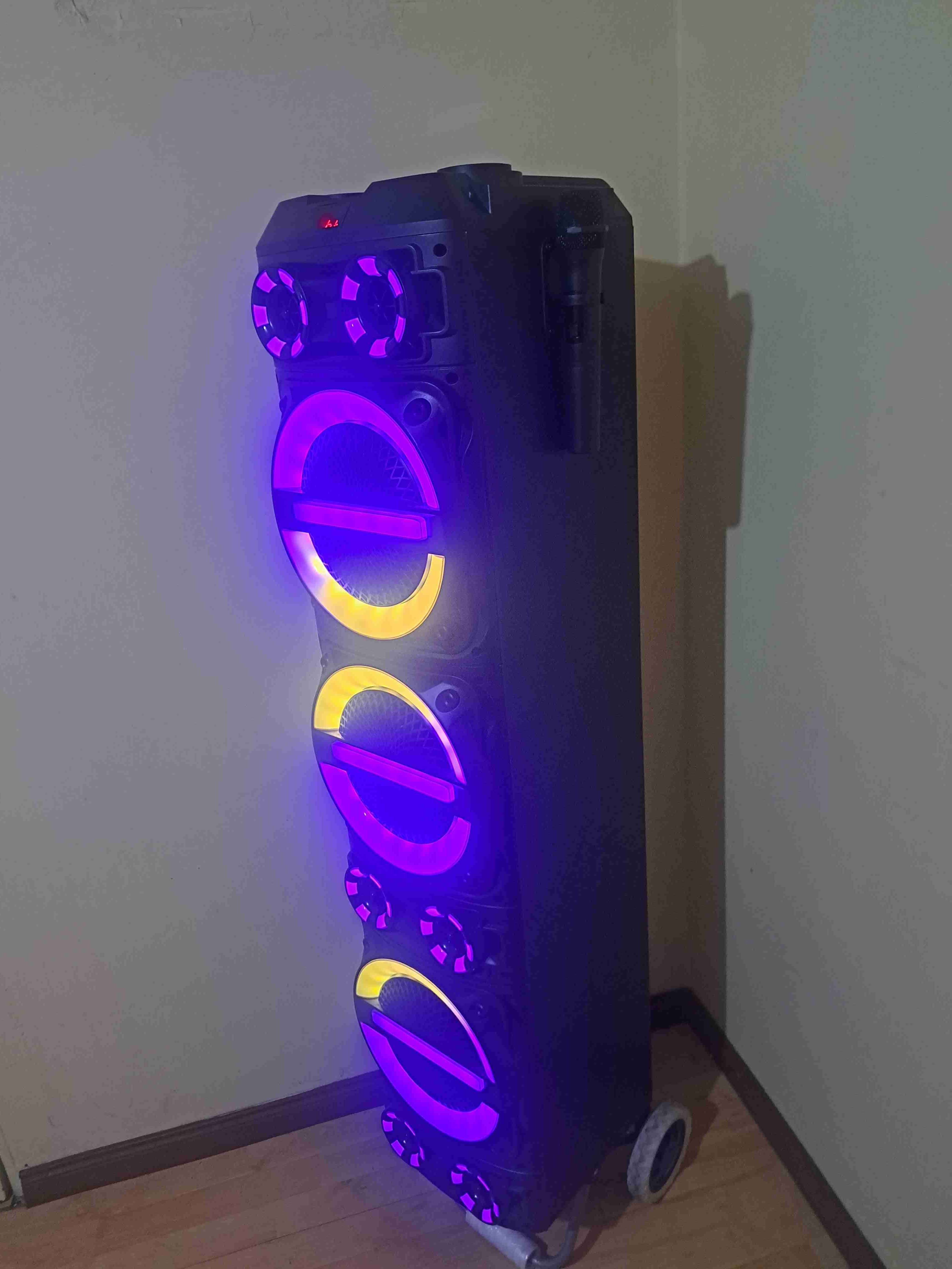 Parlante torre con luces LED - 2