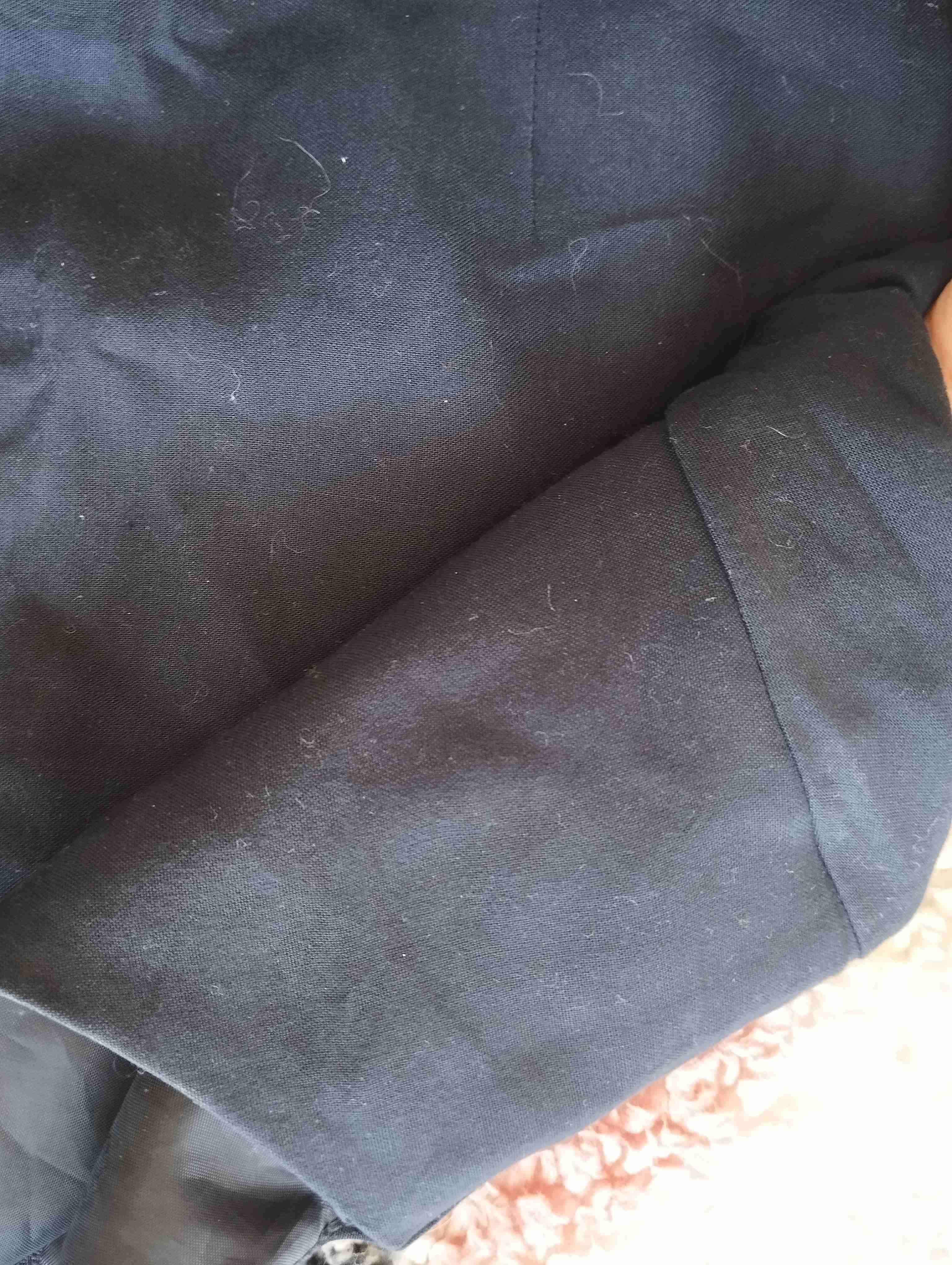 Vestido azul con estampado abstracto - miniatura 2