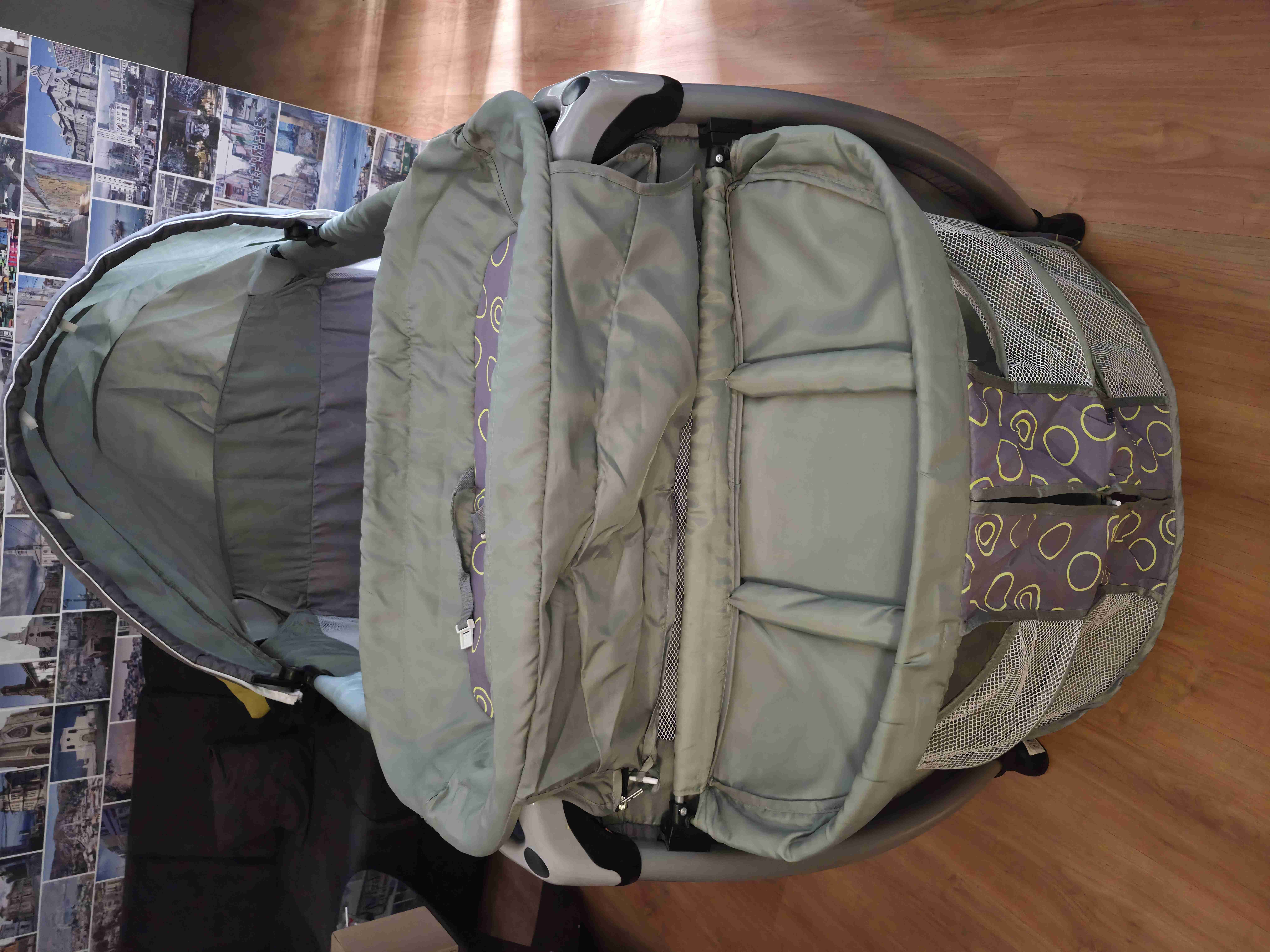 Cuna pack and play gris - miniatura 4