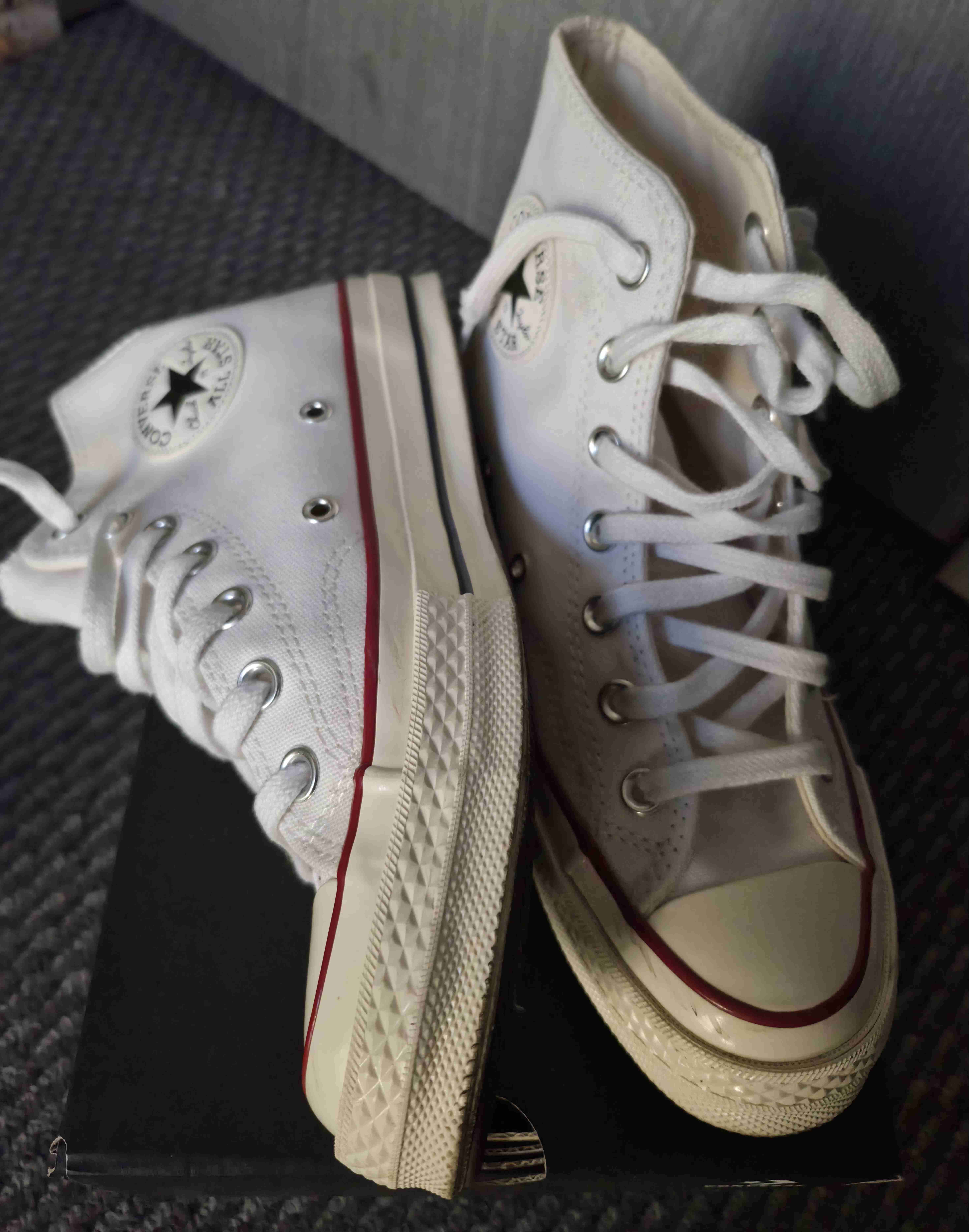 Zapatillas blancas altas - miniatura 1