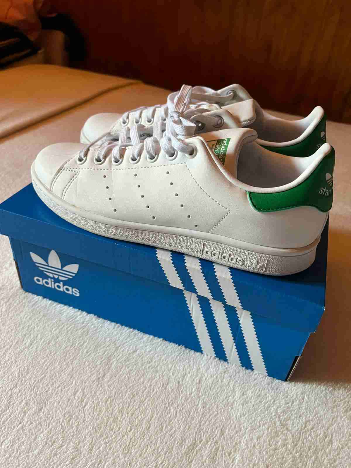 Zapatillas blancas Adidas Stan Smith - miniatura 1