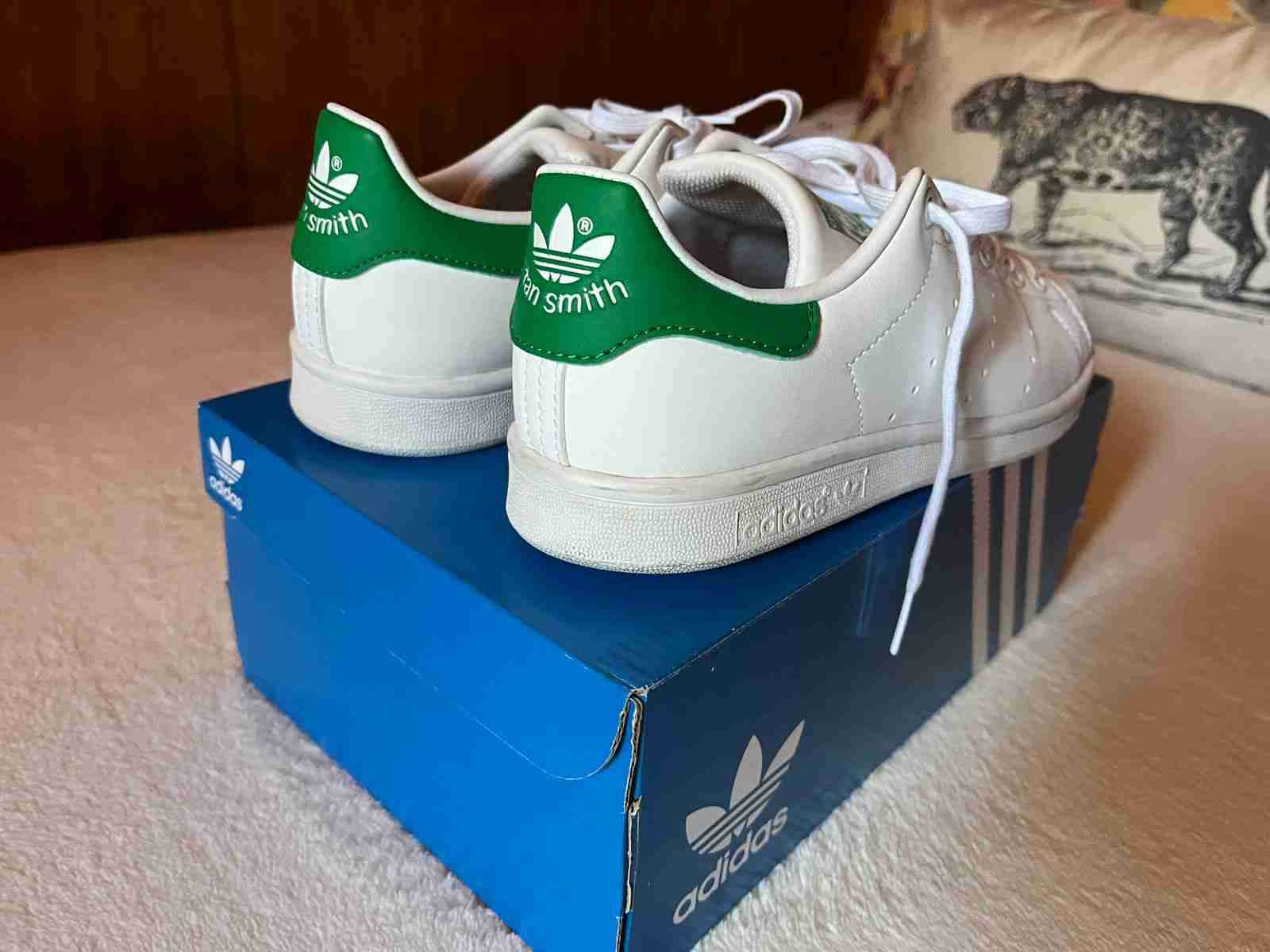 Zapatillas blancas Adidas Stan Smith - miniatura 2
