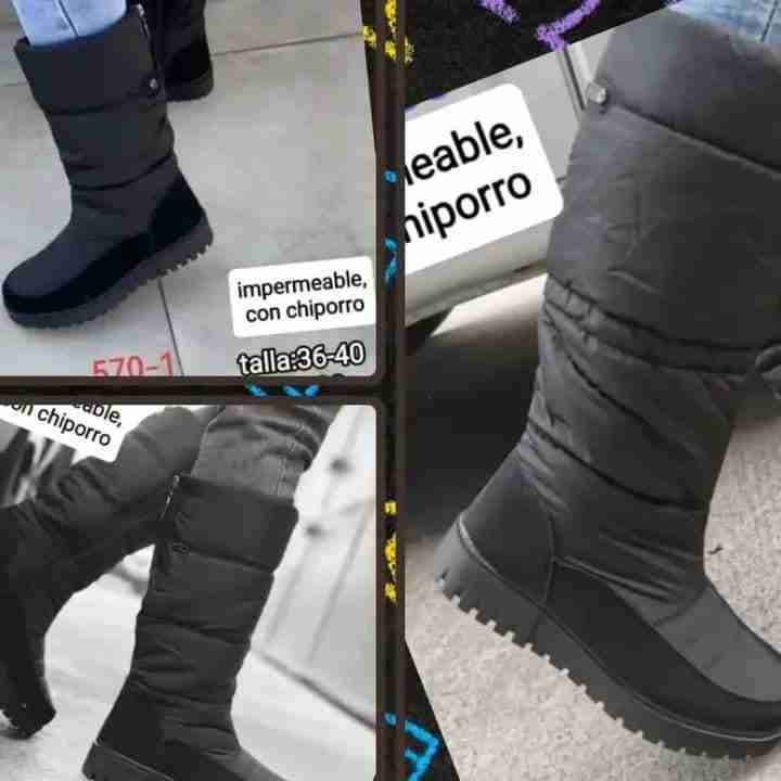 Botas negras de invierno - miniatura 2