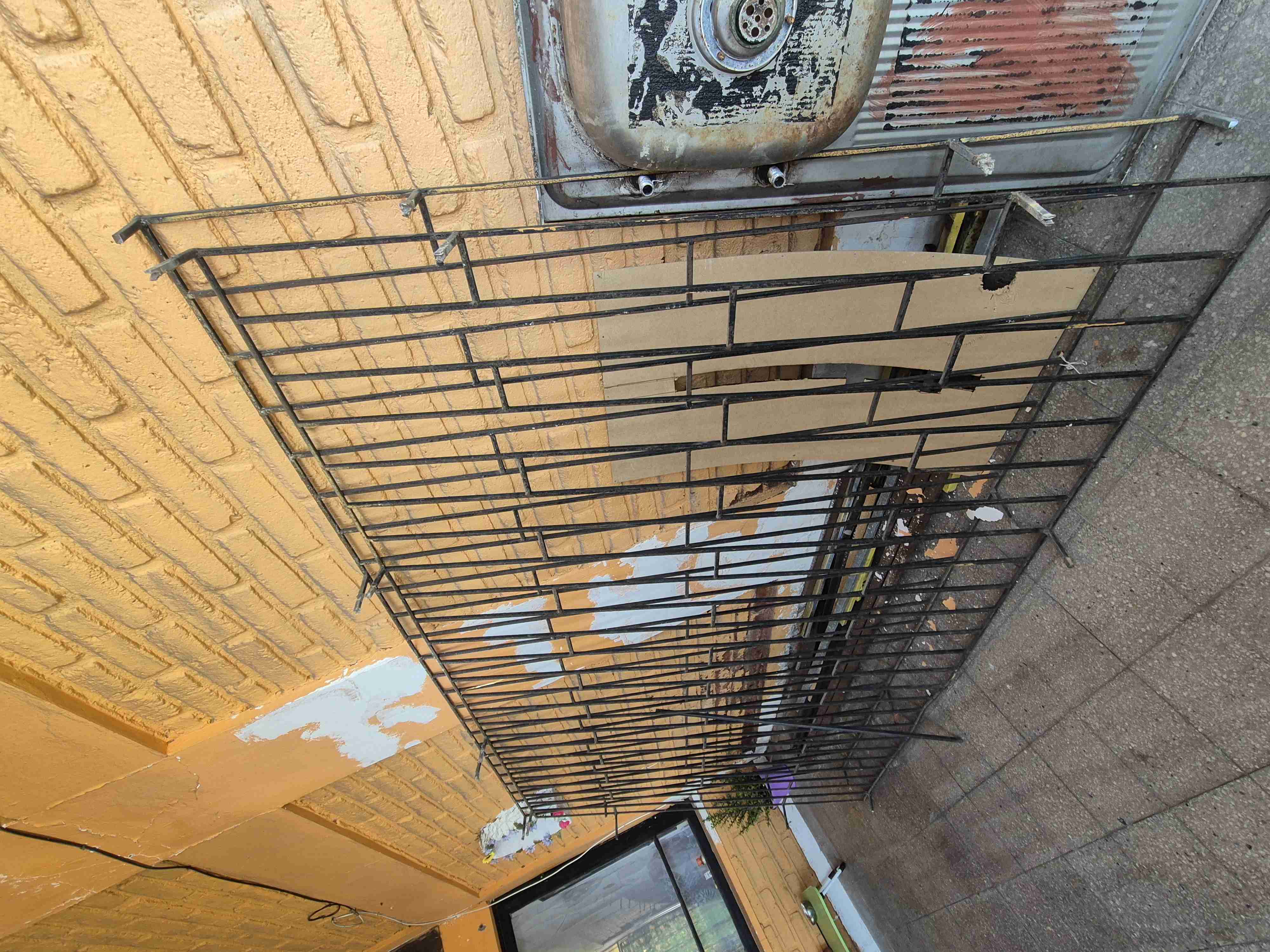 Rejas fierro cuadrado sólido - miniatura 3