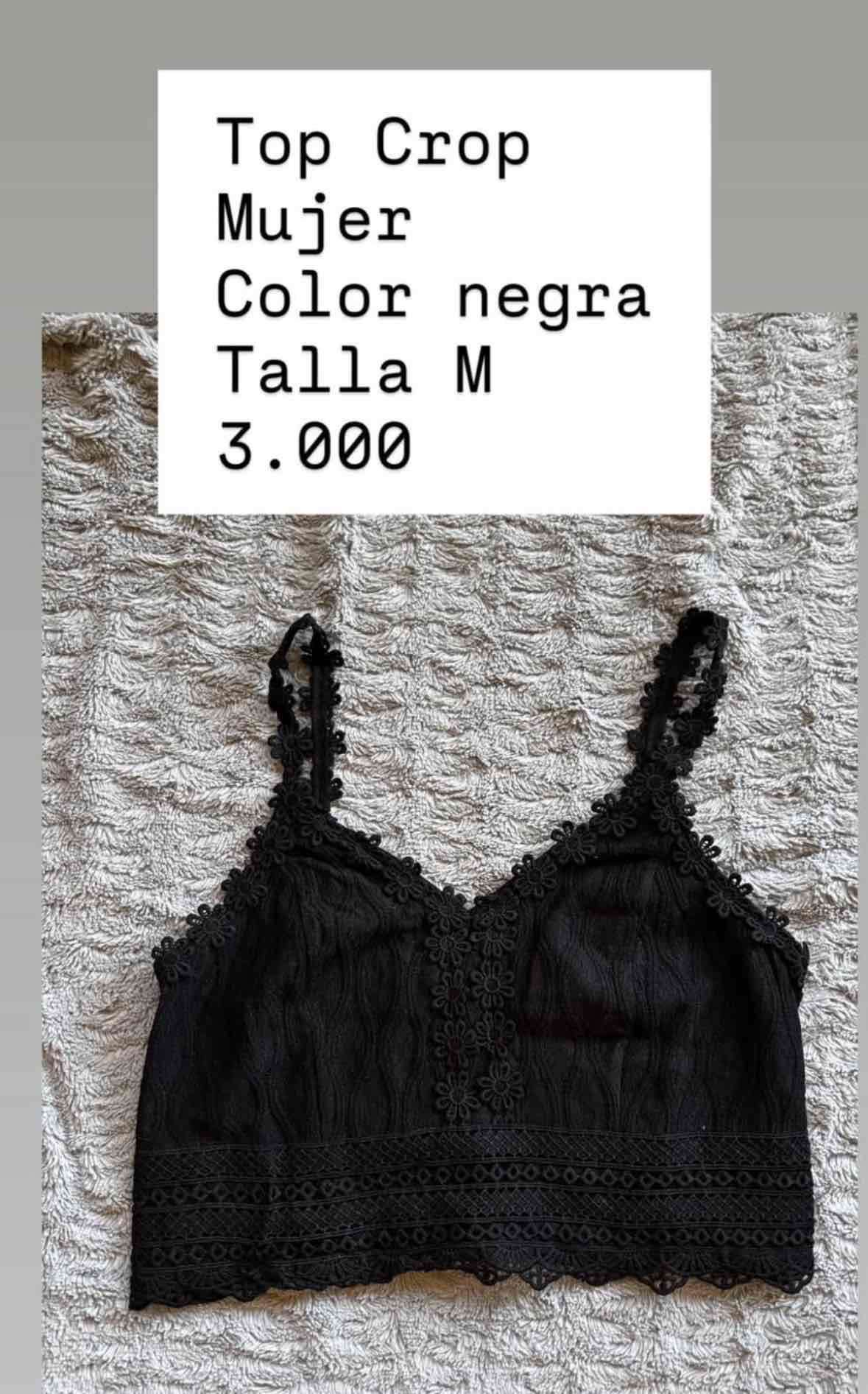 Polera negra mujer - miniatura 2