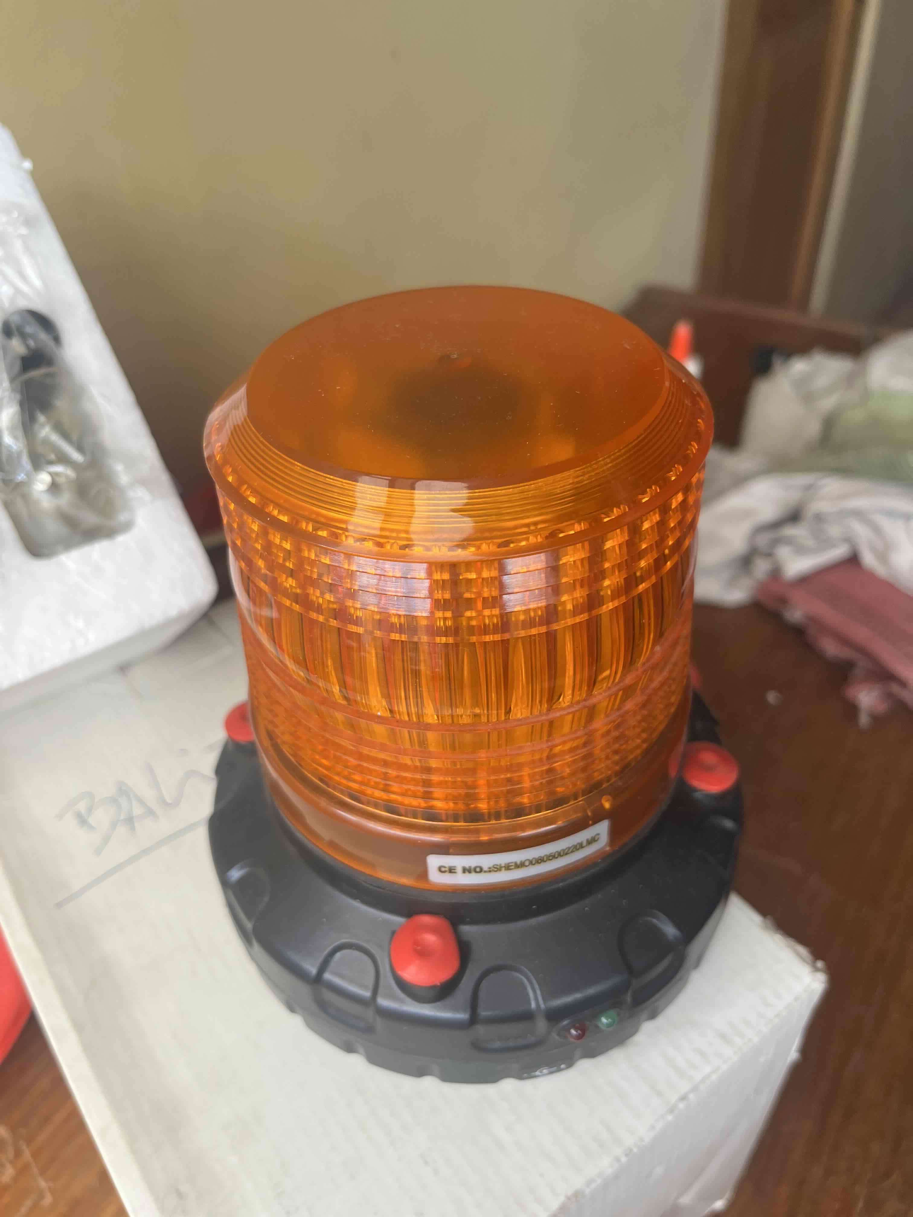 Baliza LED ámbar recargable Sein - miniatura 2