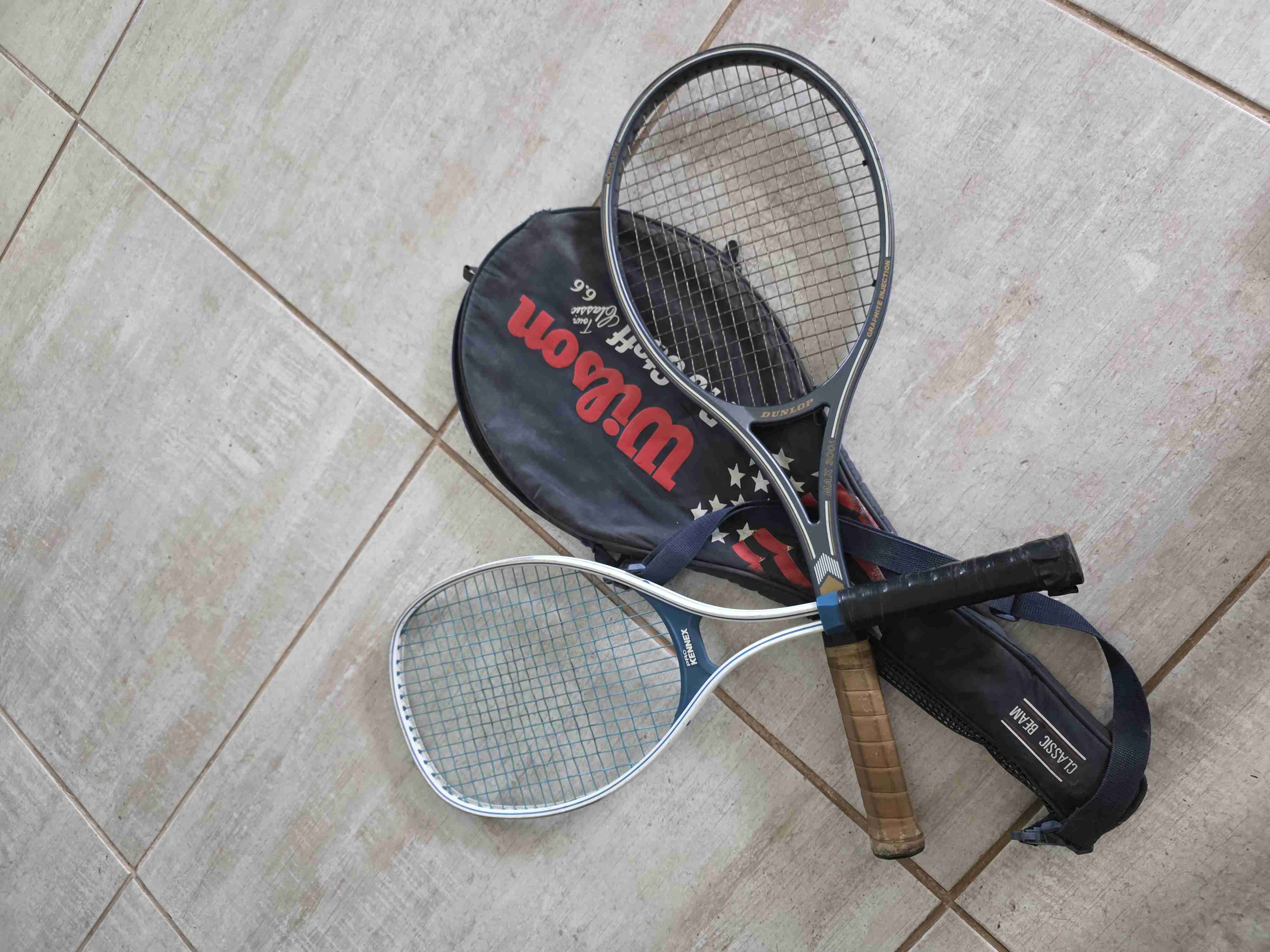 Raquetas de tenis con funda - miniatura 1