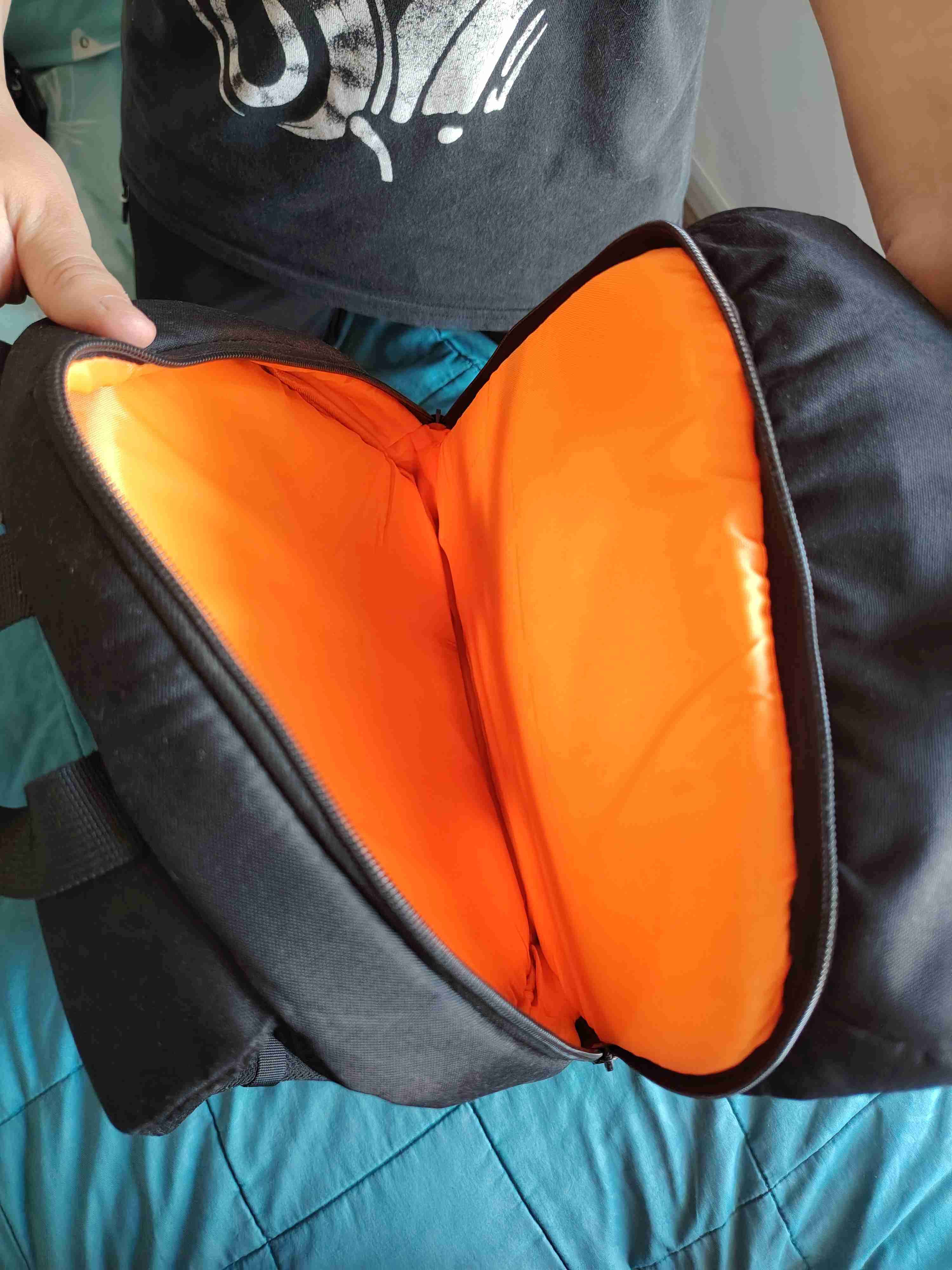 Mochila negra para cámara, con separadores - miniatura 5