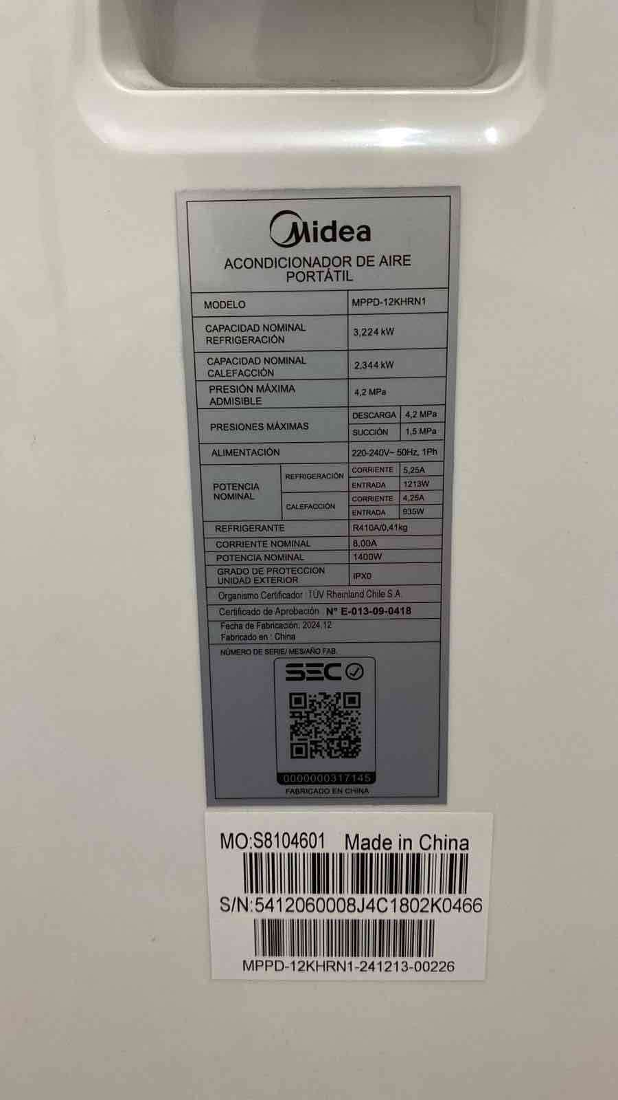 Aire acondicionado portátil 12000 BTU - miniatura 5
