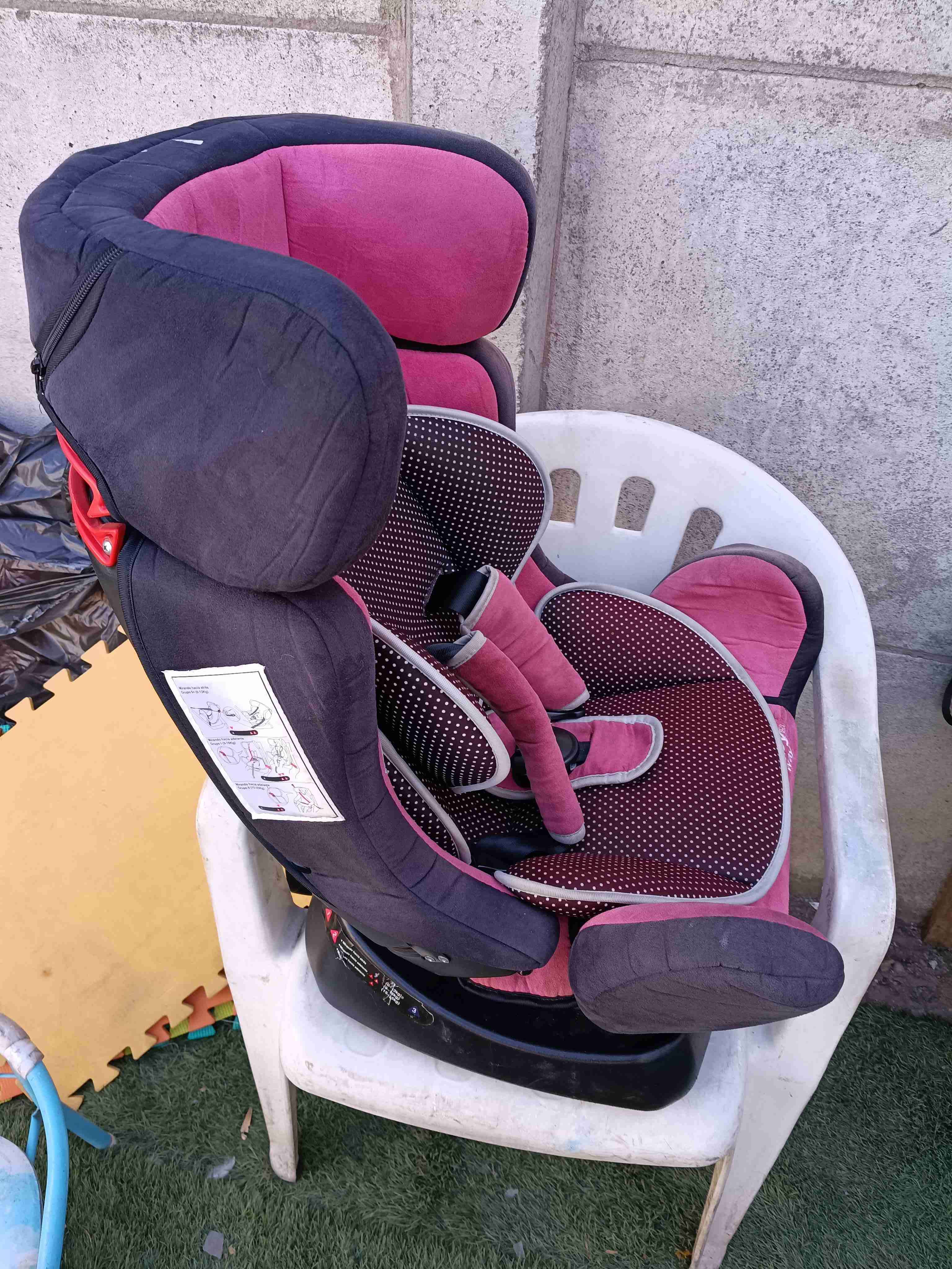 Silla para auto Baby Way rosada