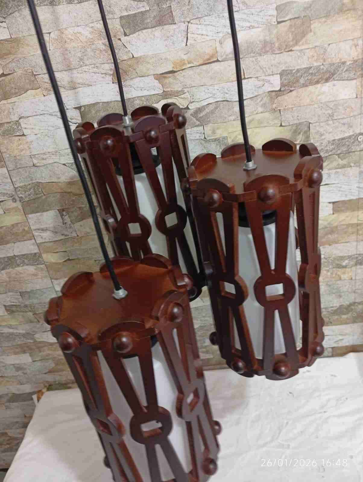 Lámparas colgantes de metal cobre - miniatura 3