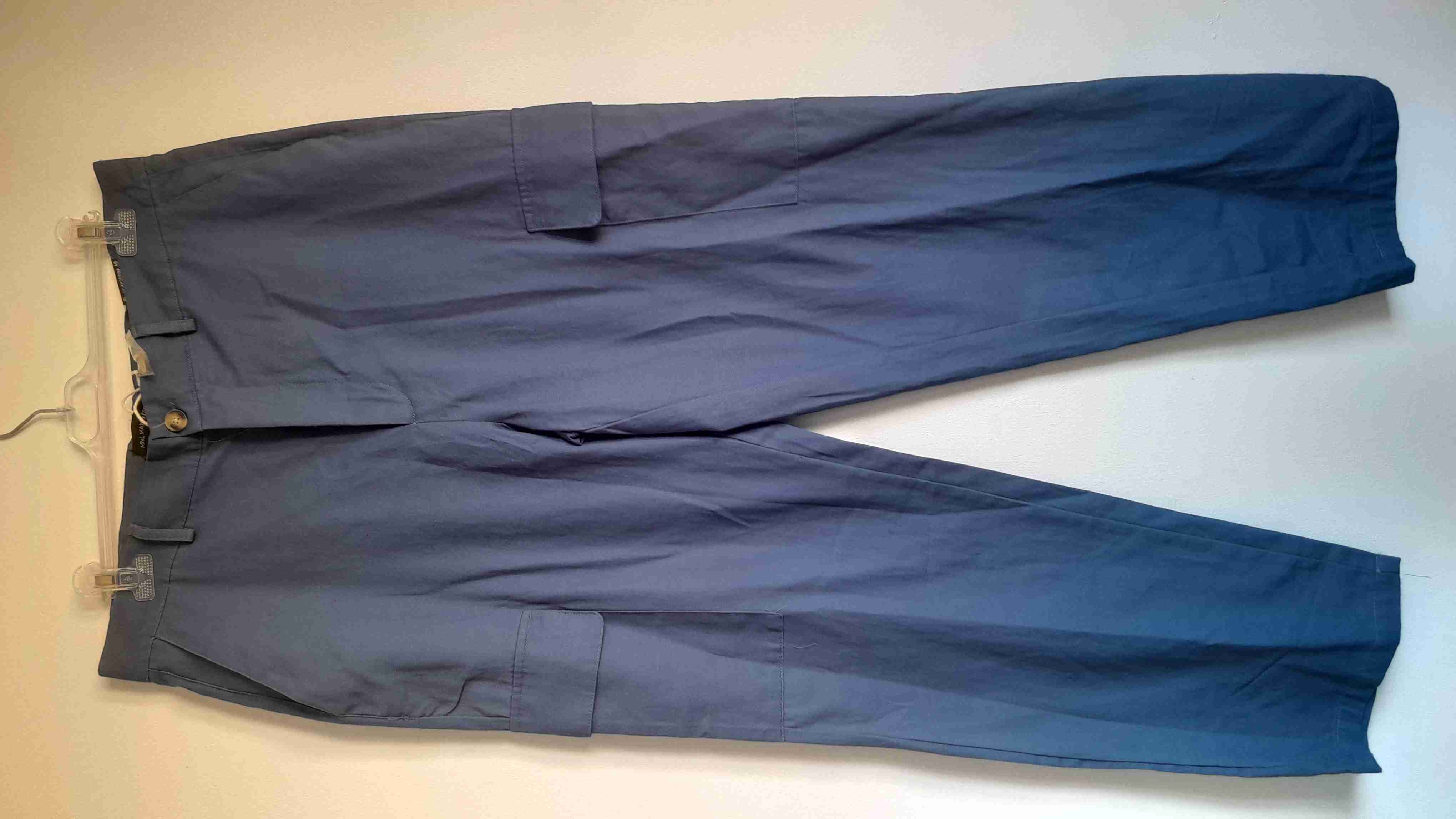 Pantalón cargo azul hombre - miniatura 1