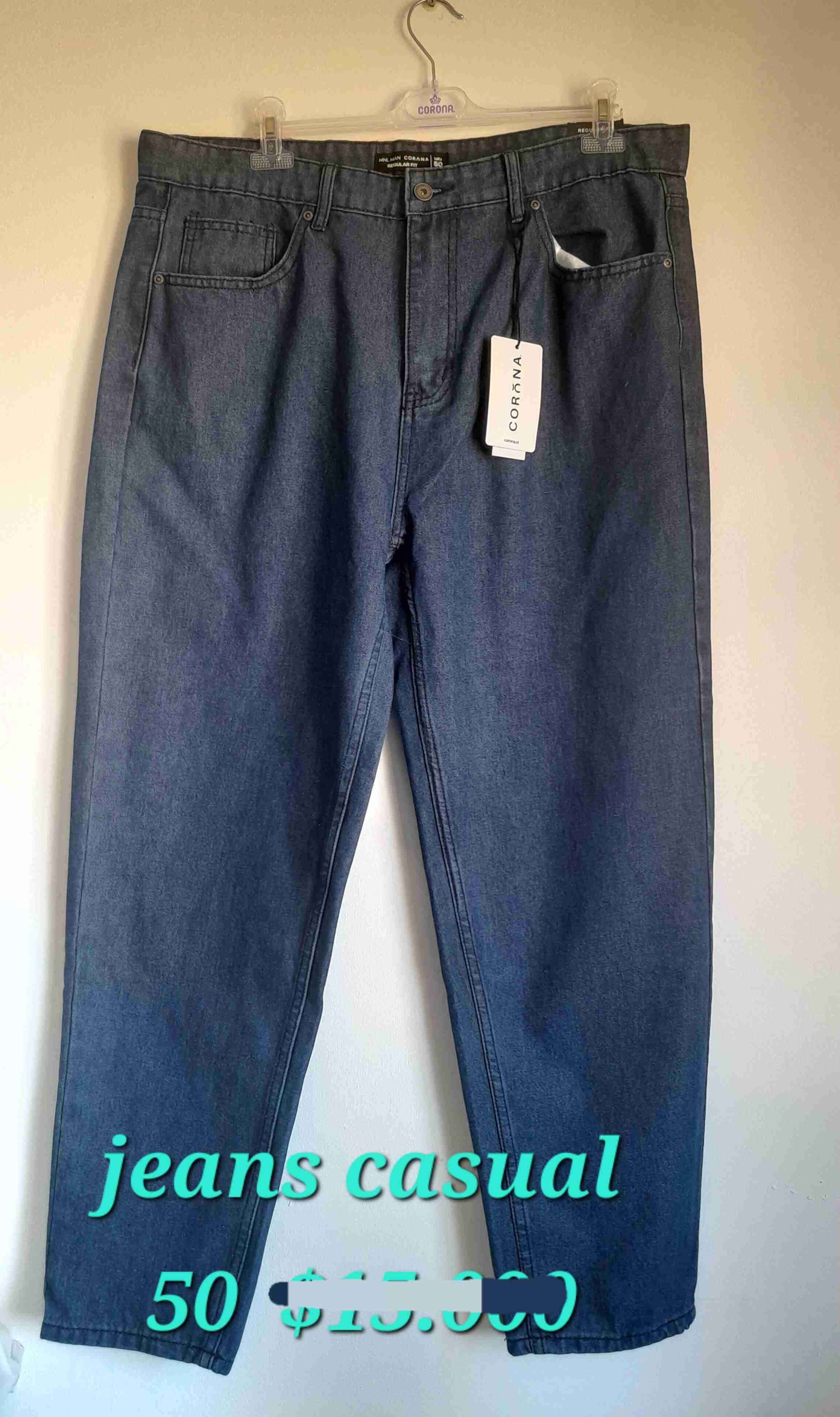 Pantalón cargo azul hombre - miniatura 4