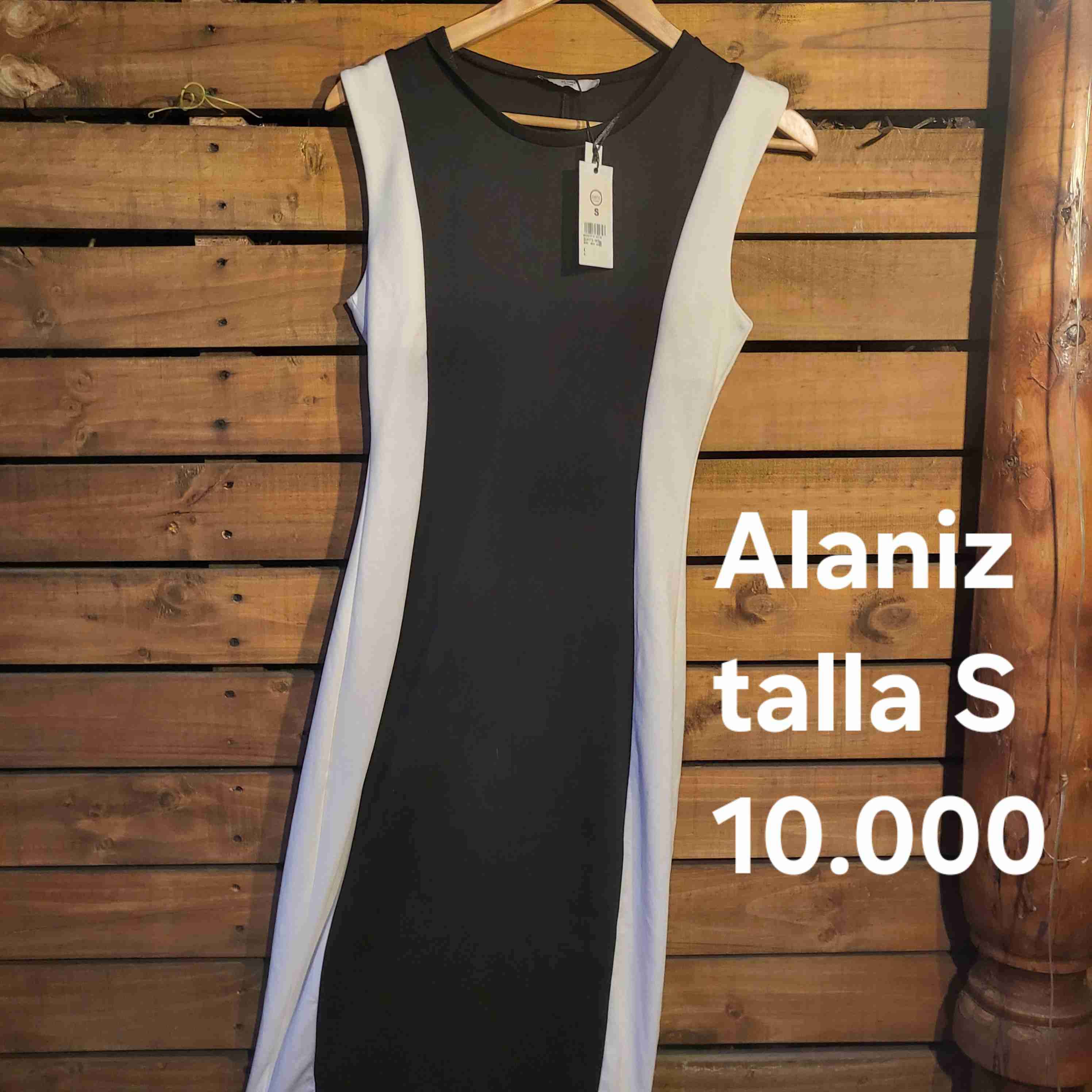 Vestido Alaniz negro y blanco - 1