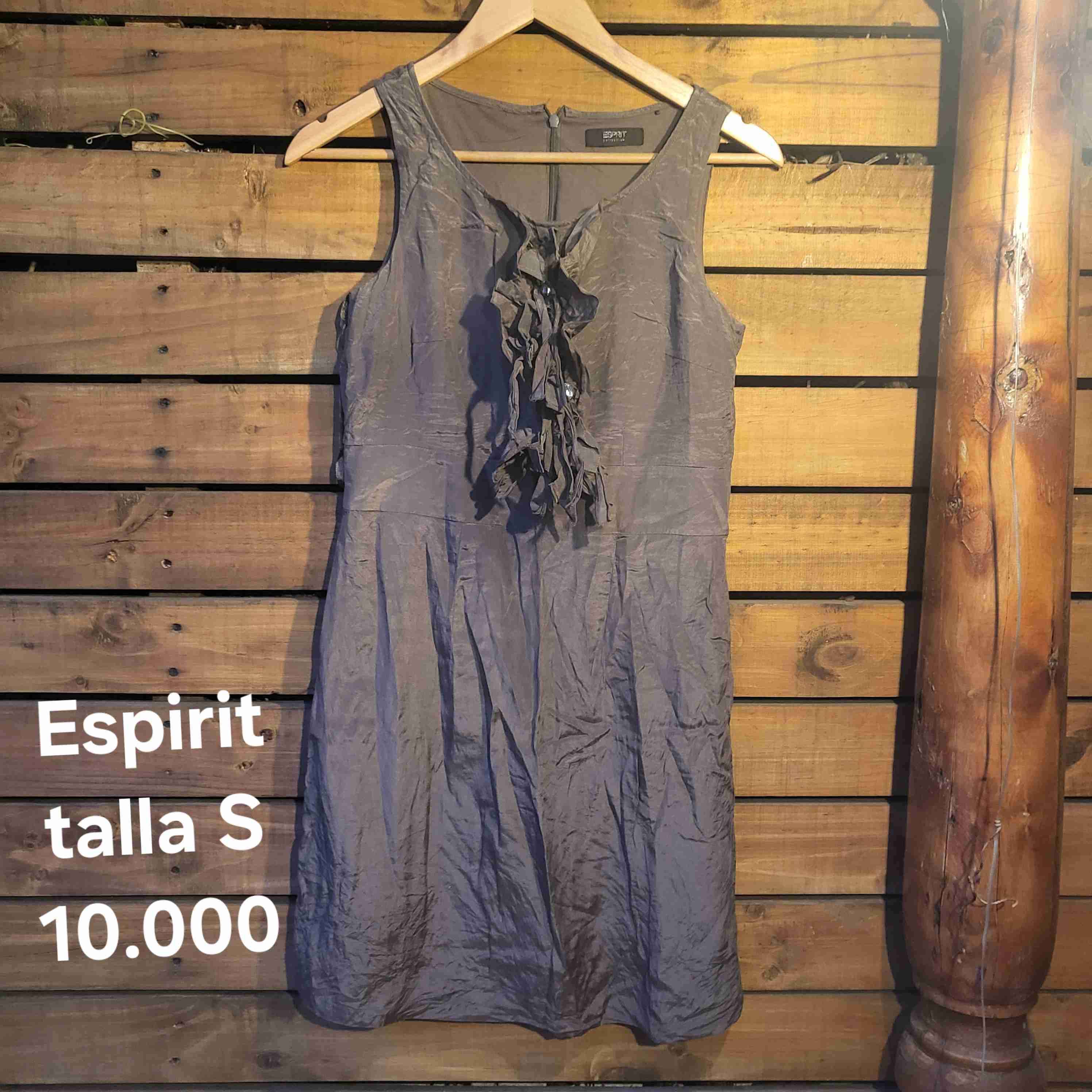 Vestido café Espirit