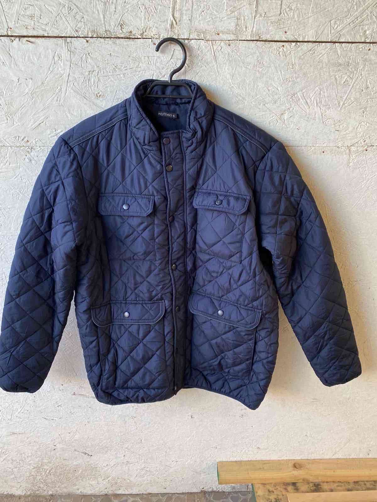 Chaqueta acolchada azul marino - miniatura 1