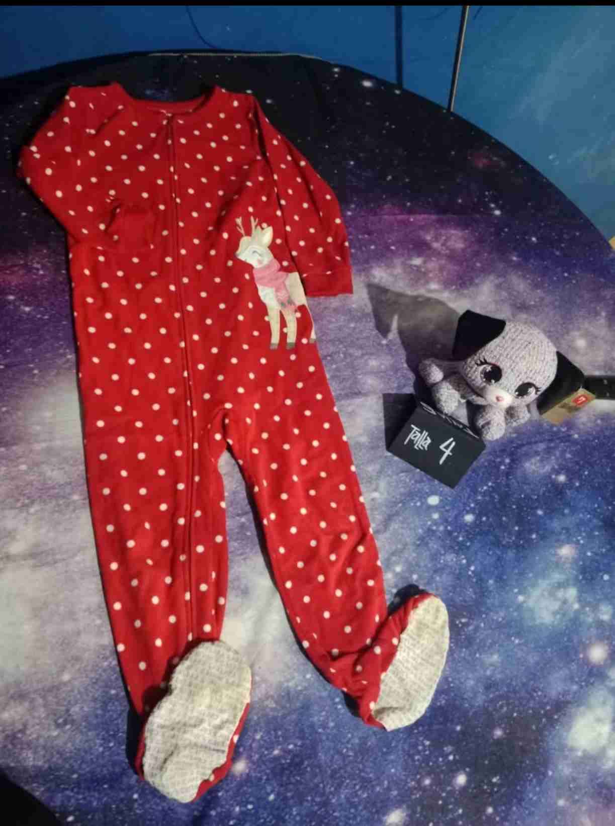 Pijama infantil con pies rojo - miniatura 2