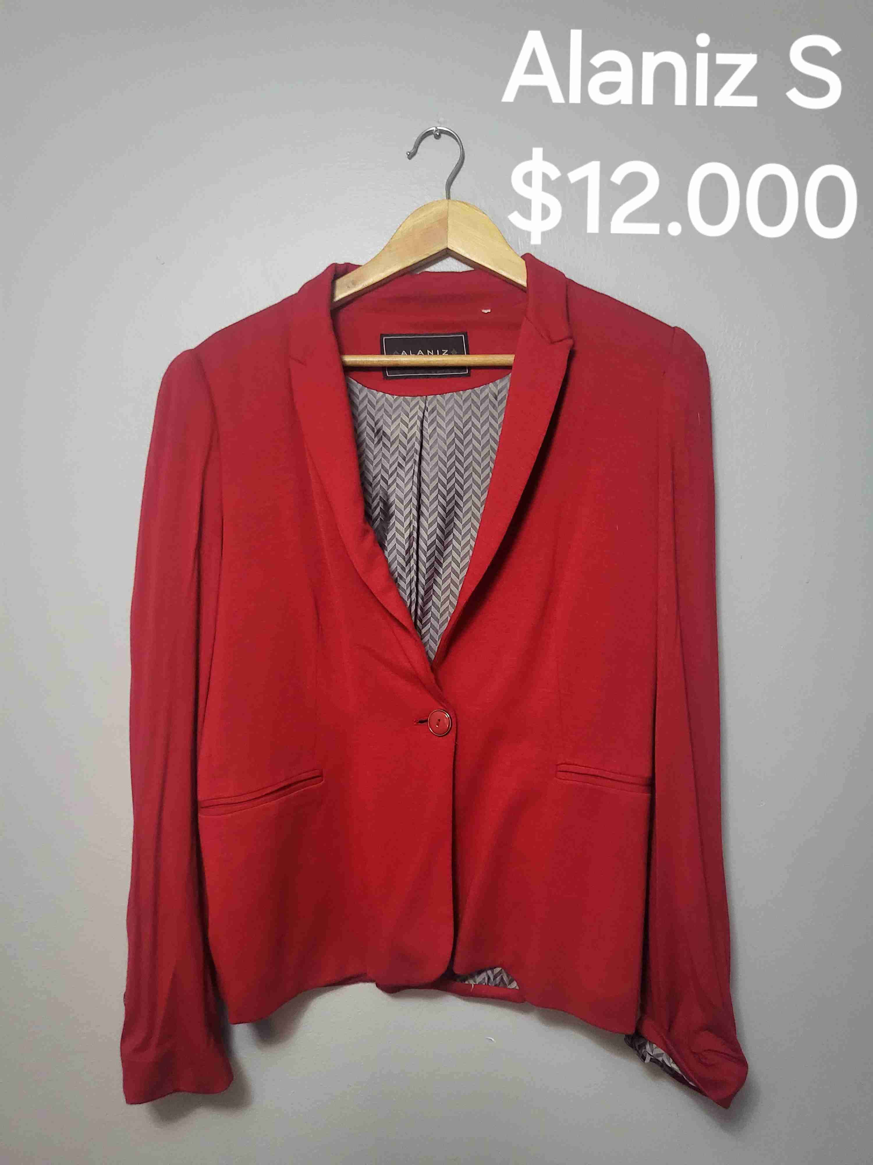 Blazer rojo Alaniz - miniatura 3