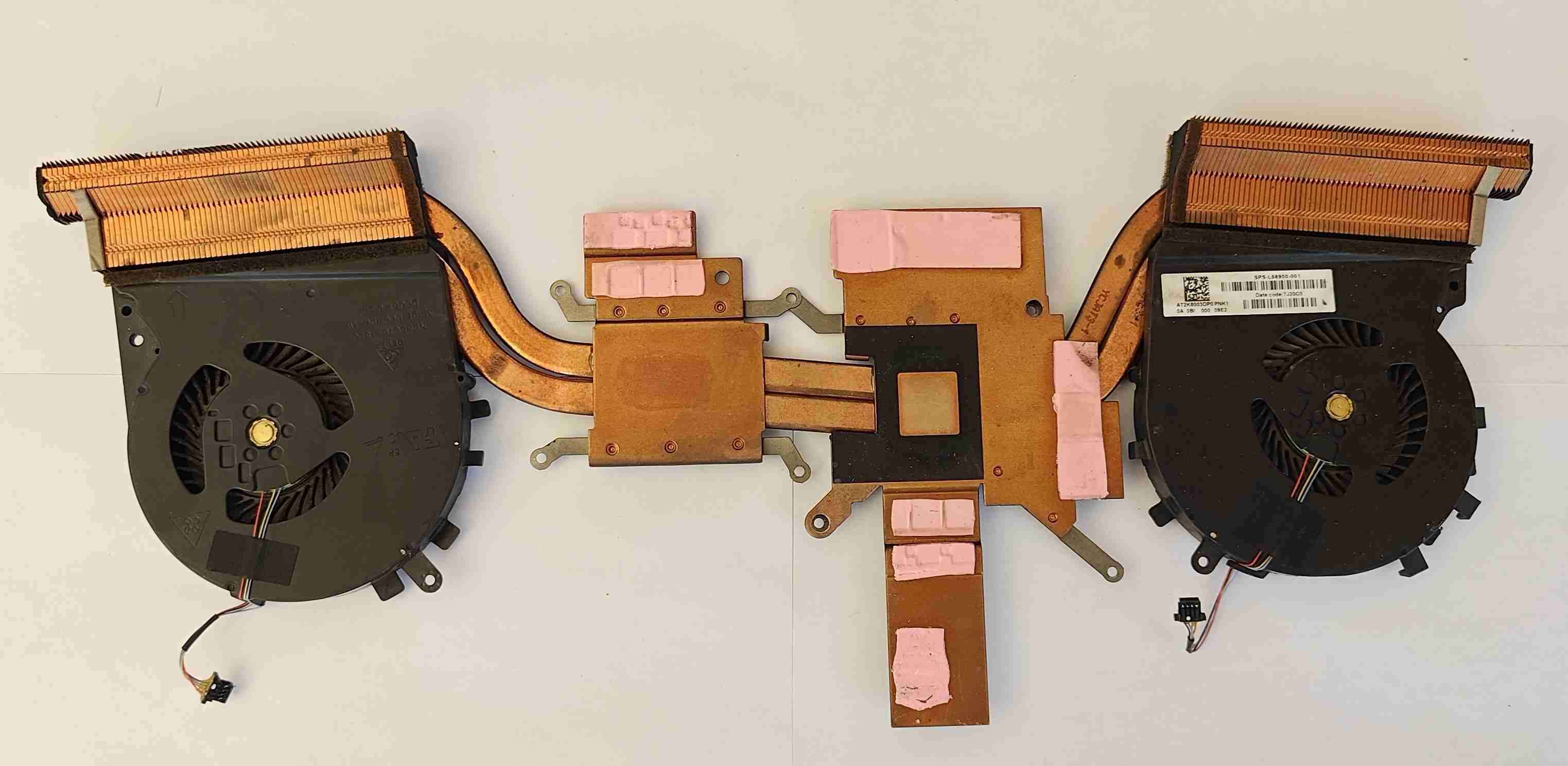 Disipador y ventiladores para HP Pavilion - miniatura 1