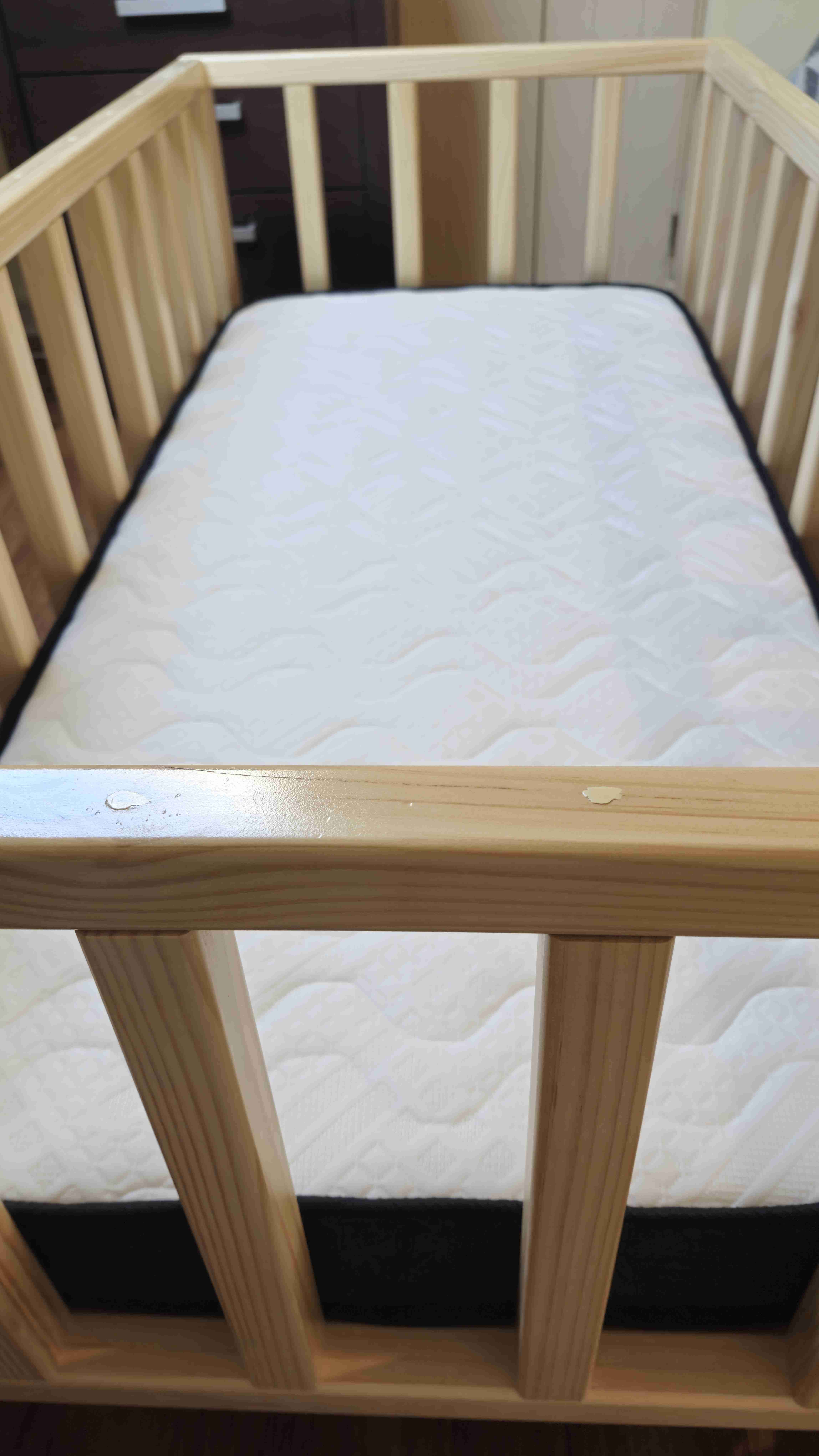 Cuna de madera para bebé - miniatura 4