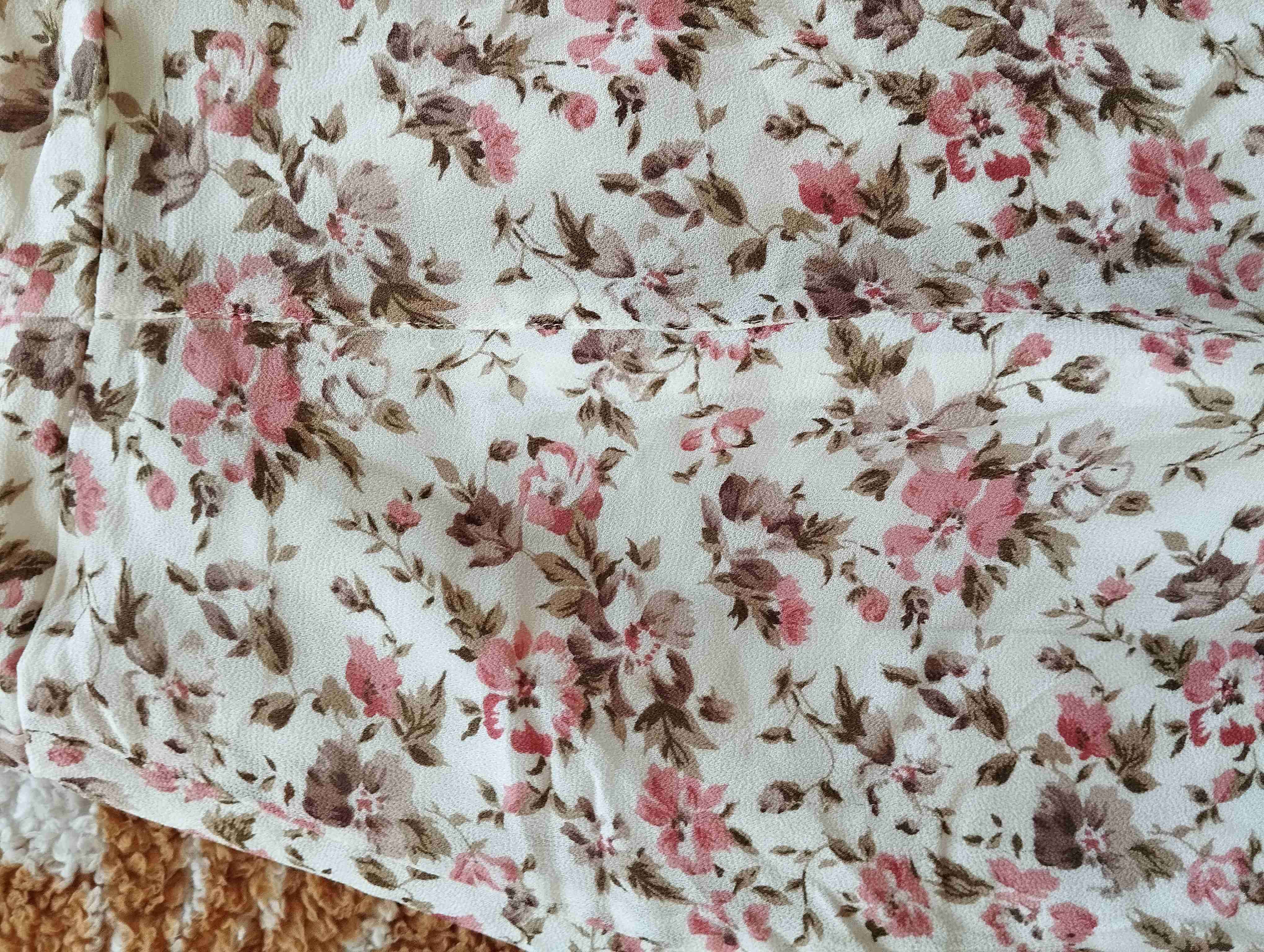 Falda floreada blanca - 4