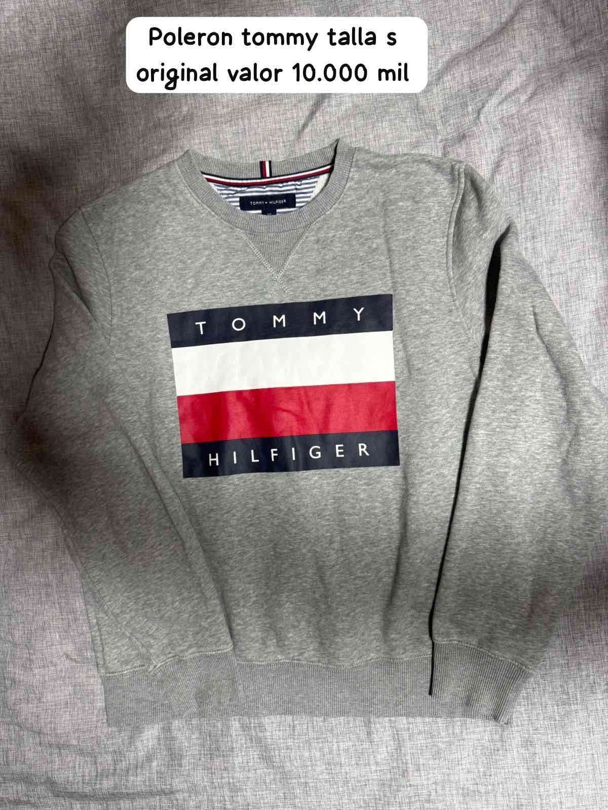 Polerón gris Tommy Hilfiger