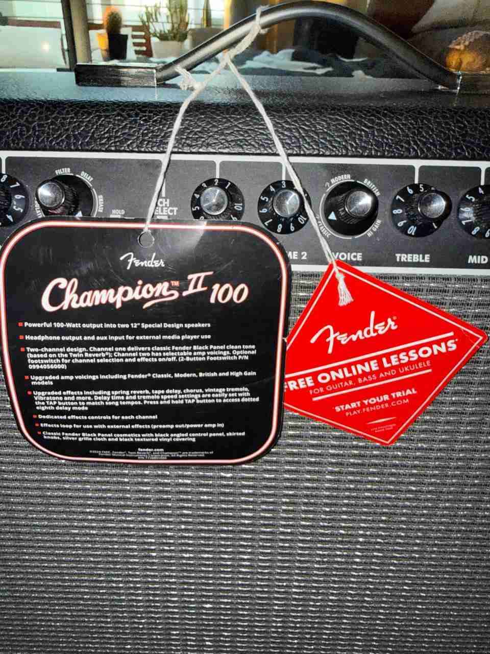 Amplificador de guitarra Fender Champion II - 3