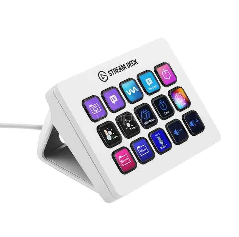 Stream Deck ElGato color blanco 15 teclas - 1