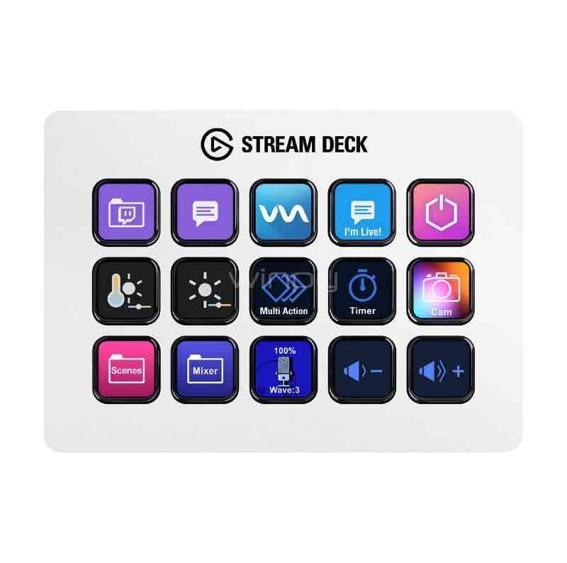 Stream Deck ElGato color blanco 15 teclas - 2