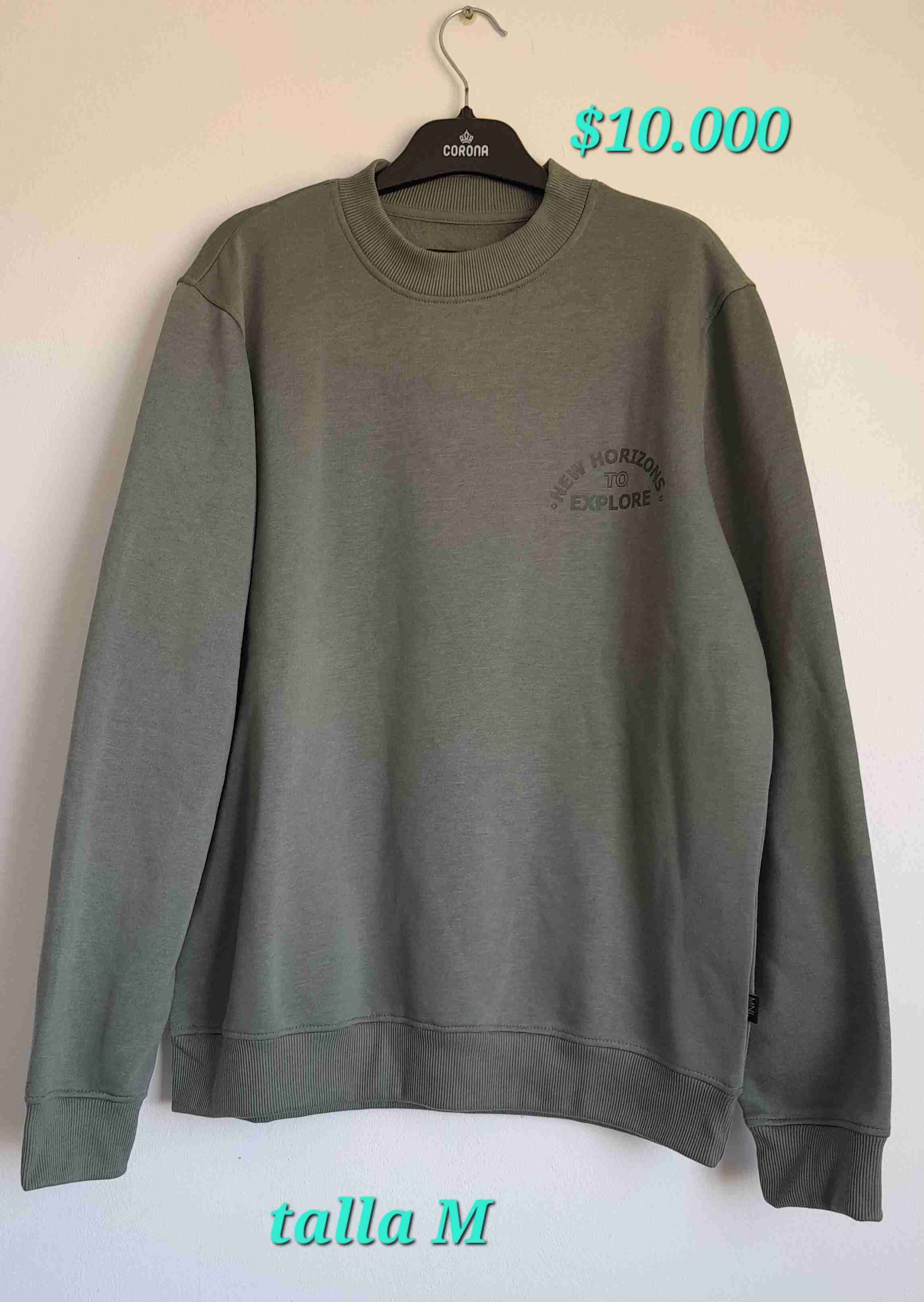 Polerón beige talla XL nuevo - miniatura 3