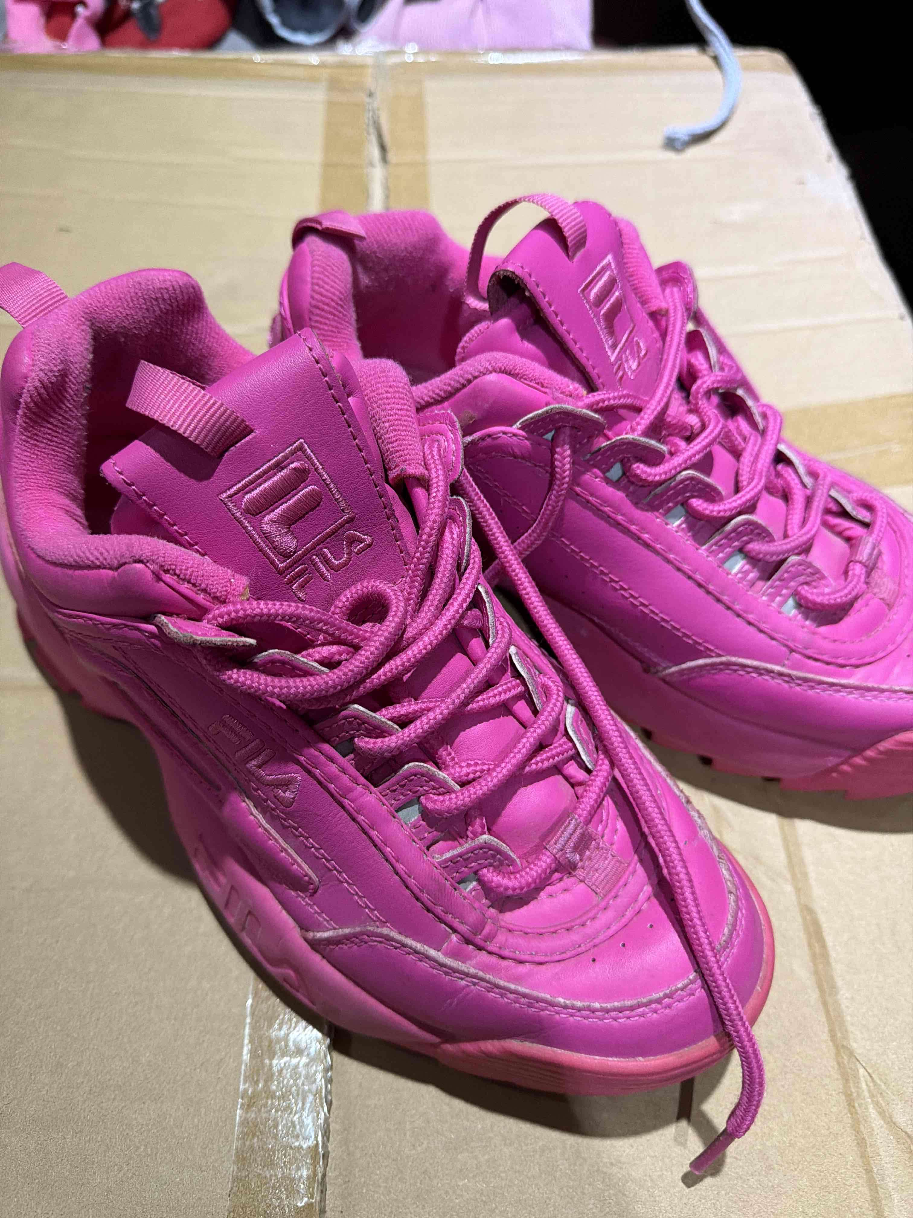 Zapatillas deportivas rosas Fila - 1