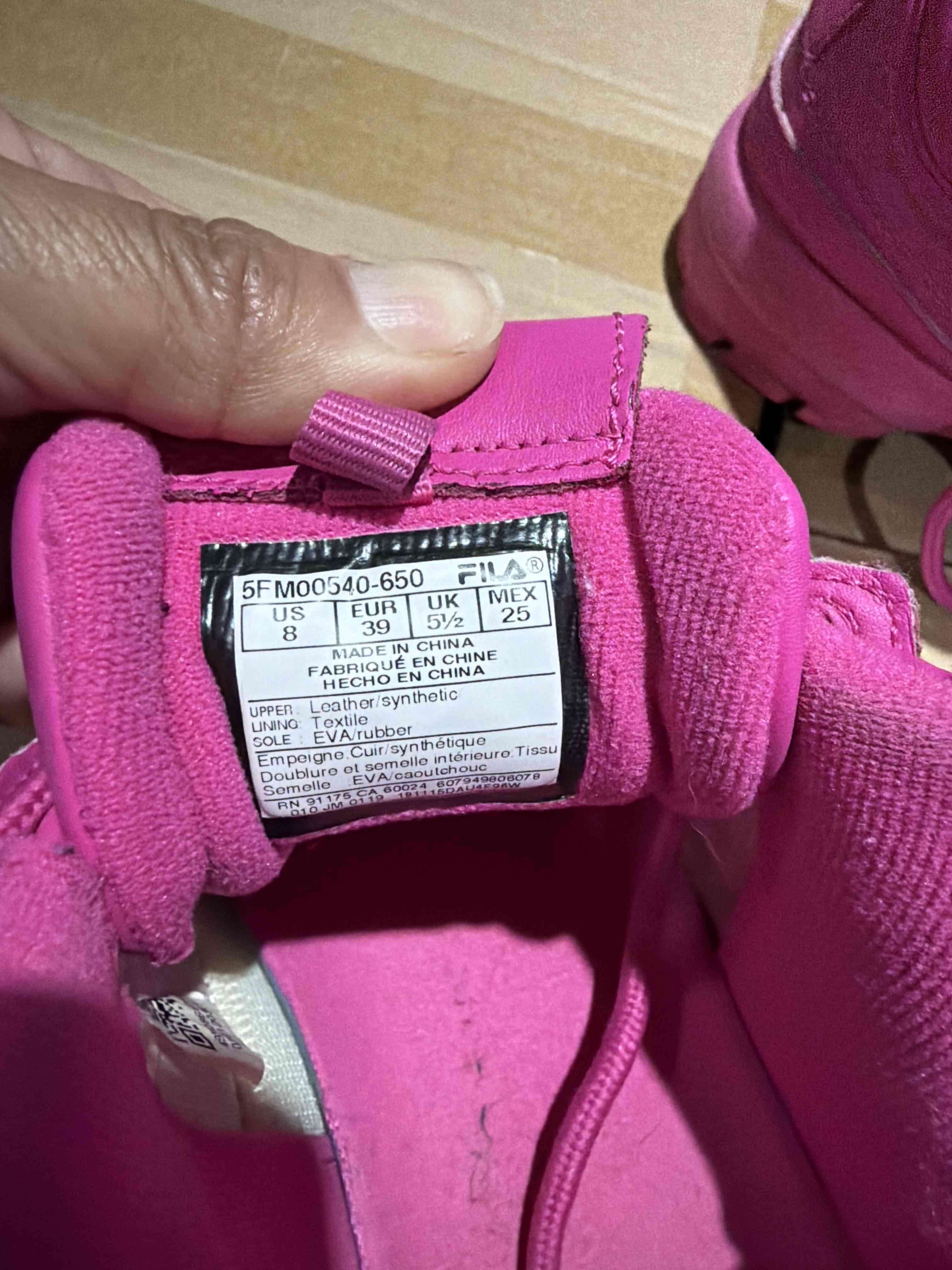 Zapatillas deportivas rosas Fila - 2