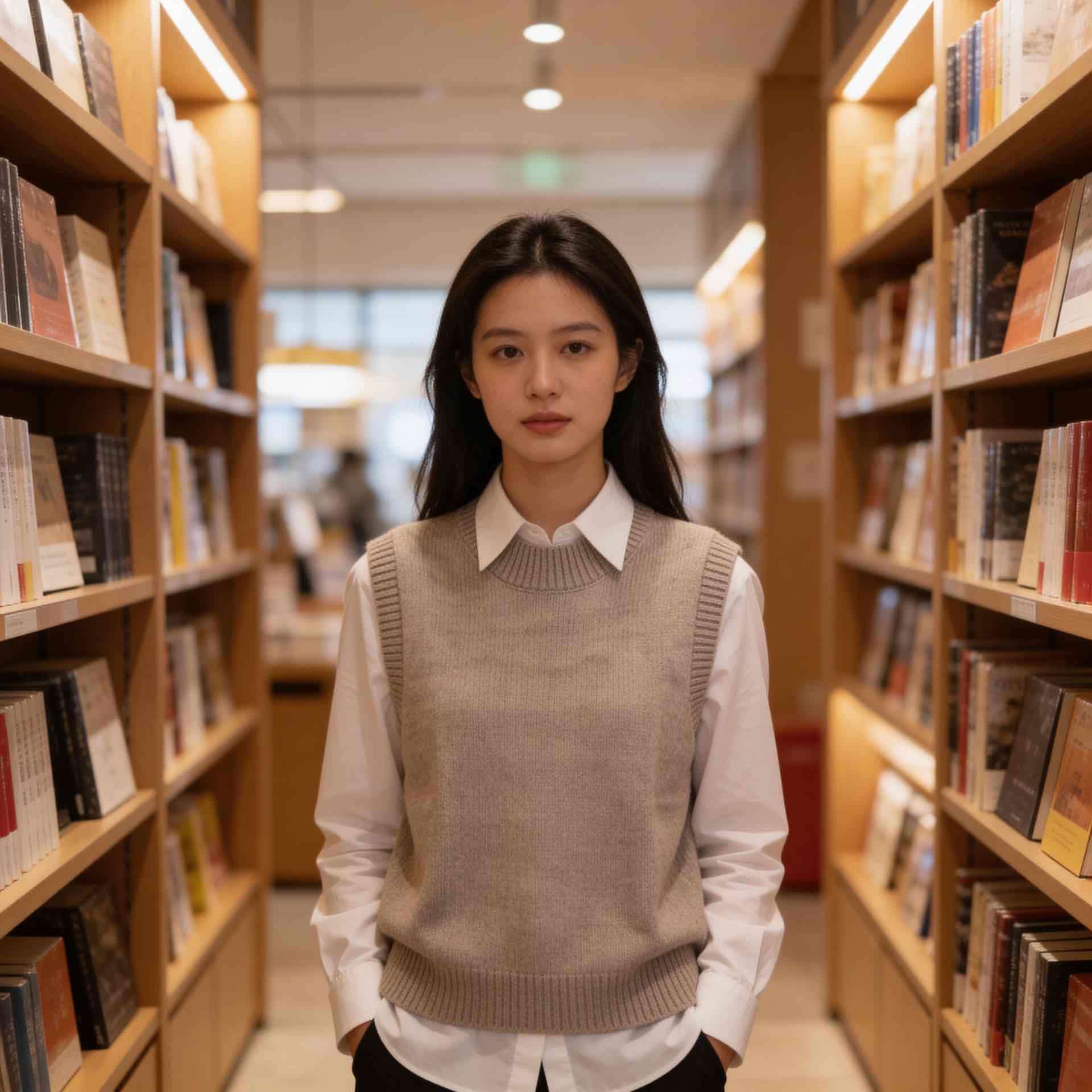 Sweater de punto gris - miniatura 2