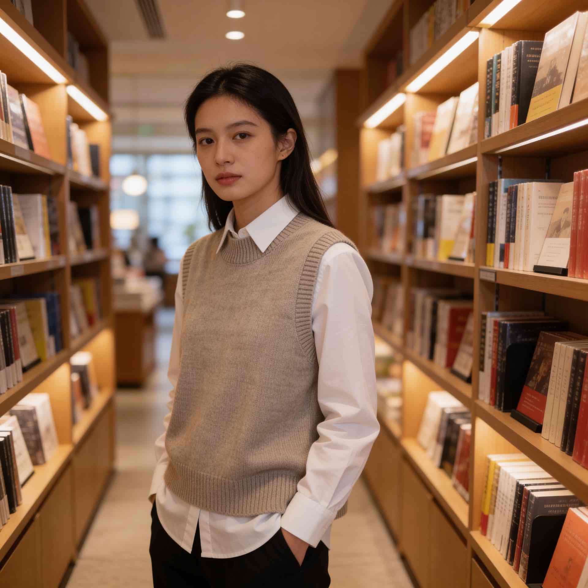 Sweater de punto gris - miniatura 6