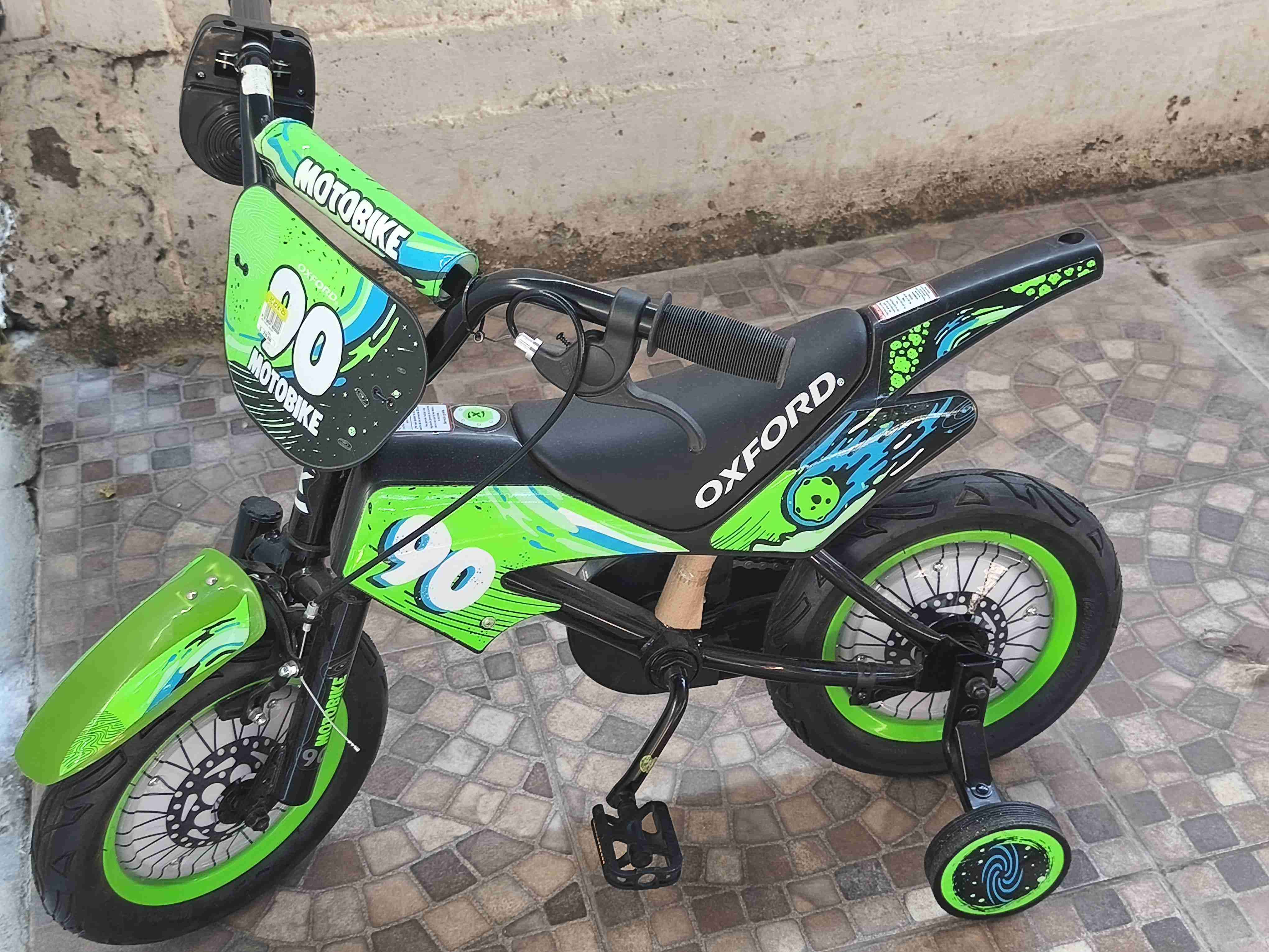 Bicicleta infantil verde - 1