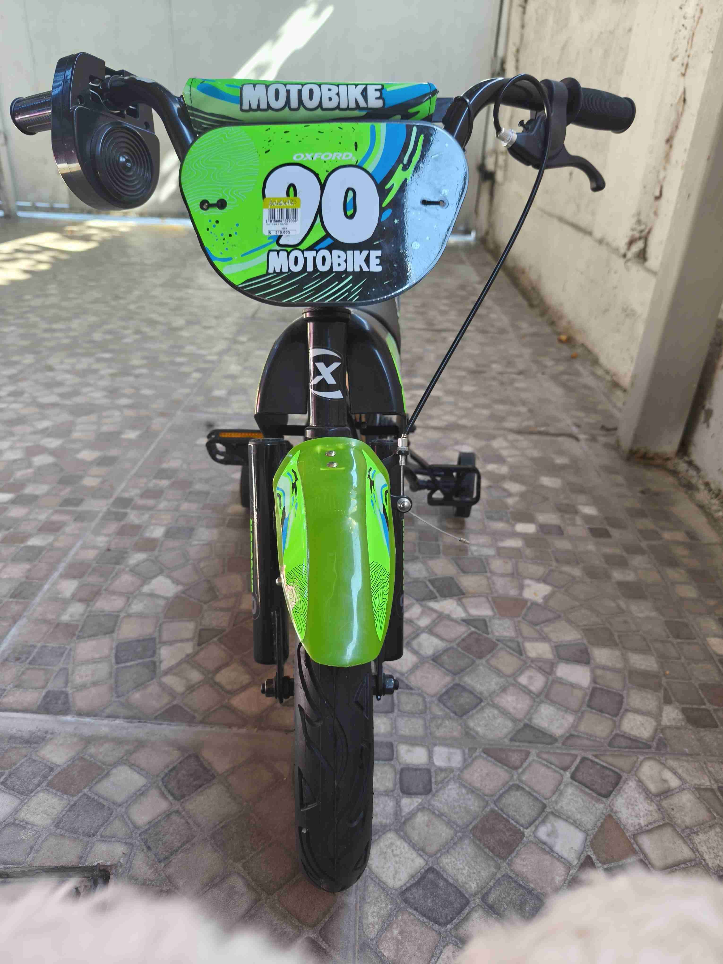 Bicicleta infantil verde - 2