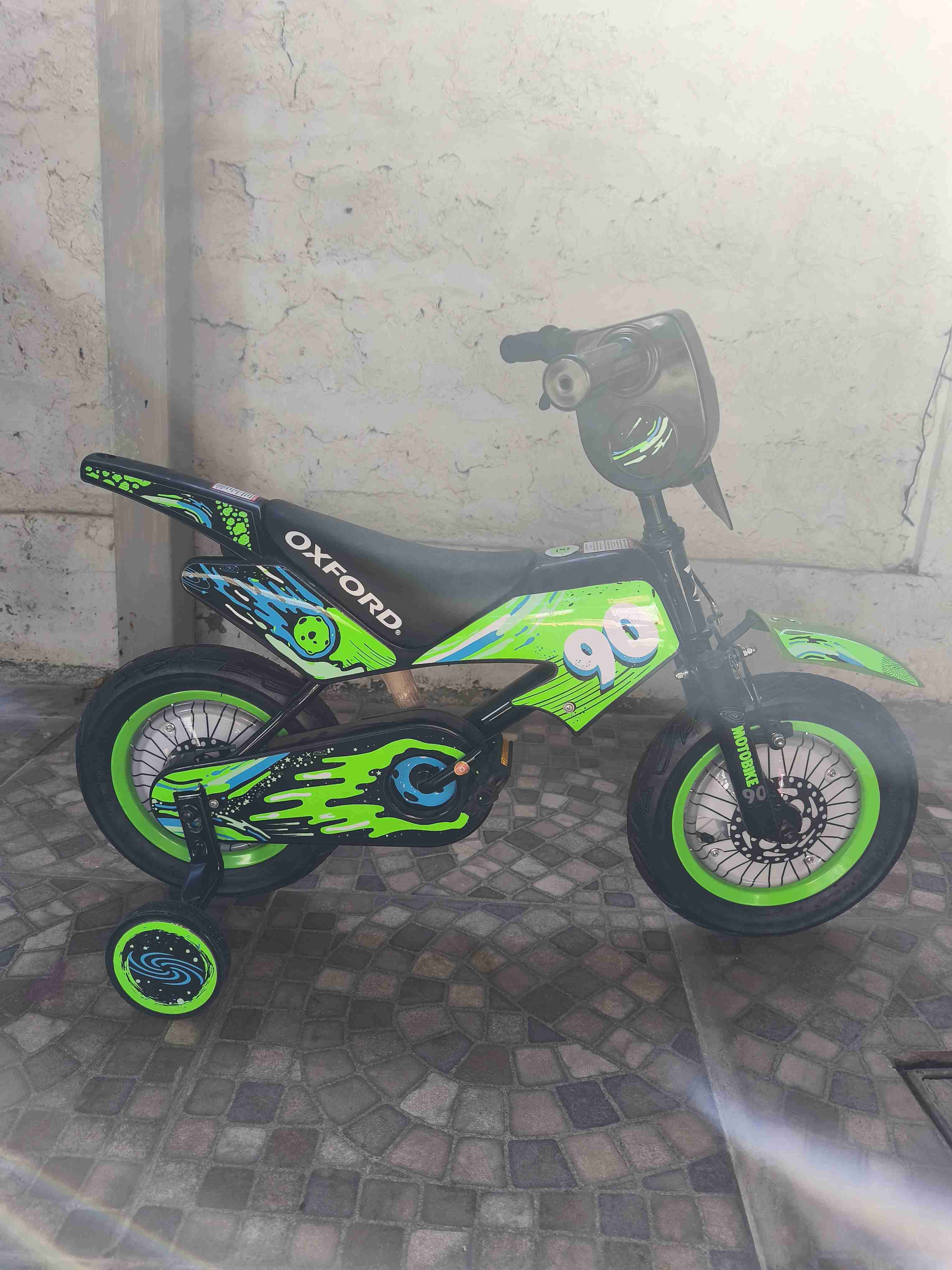 Bicicleta infantil verde - 3